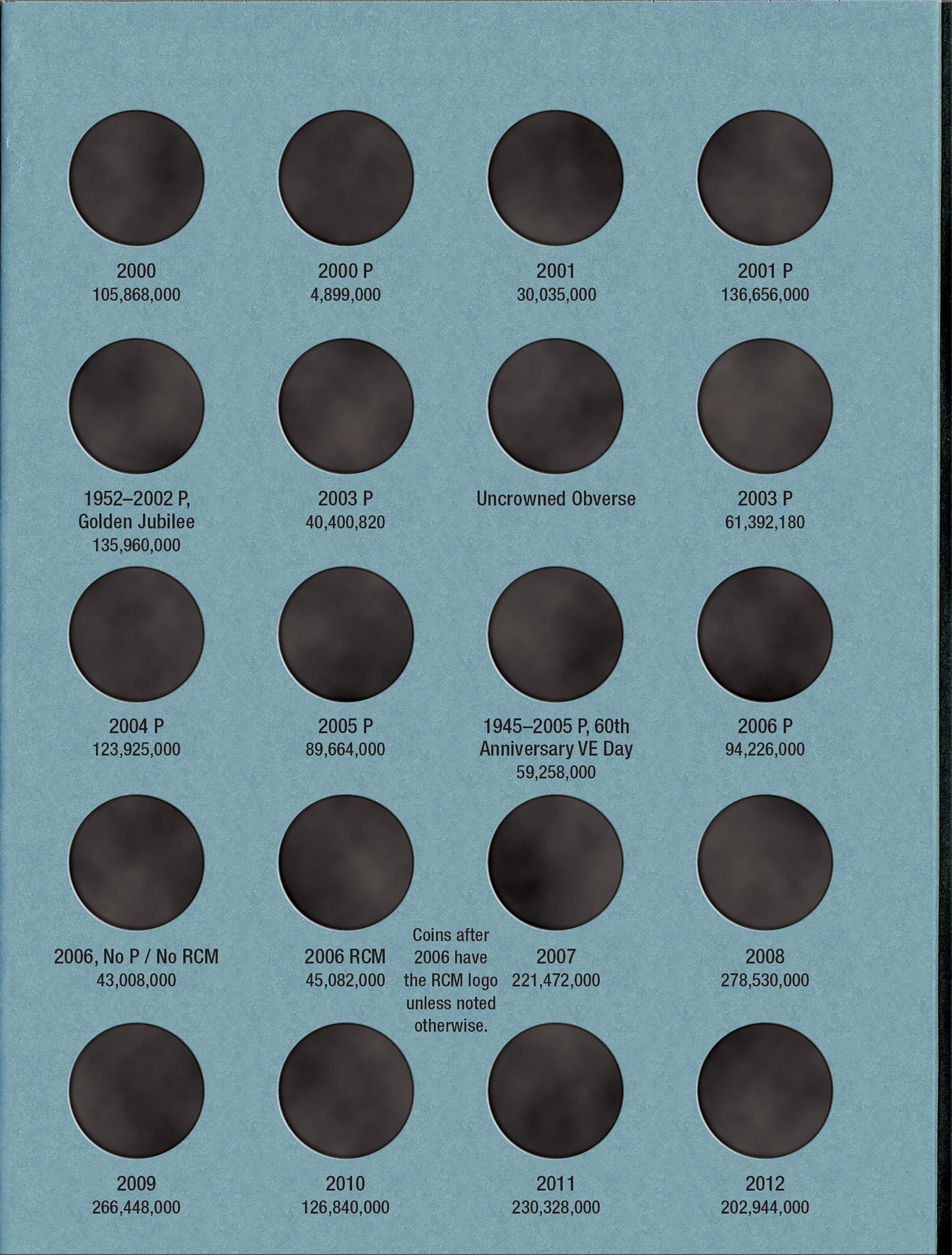 Official Whitman® Coin Folder – Canada Nickels (5 Cents) Collection #2: 1965-2012
