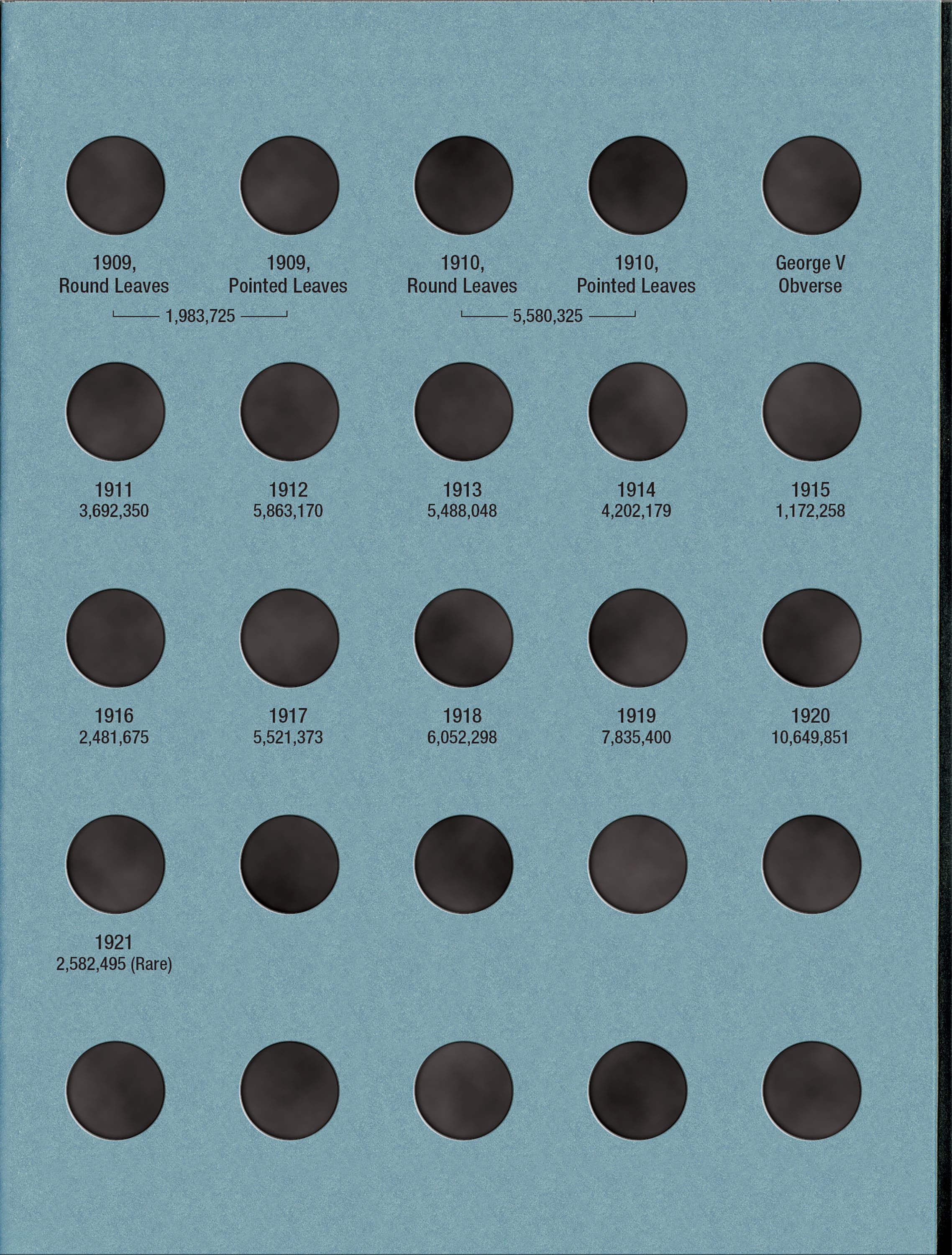 Official Whitman® Coin Folder – Canada Silver Nickels (5 Cents): 1858-1921