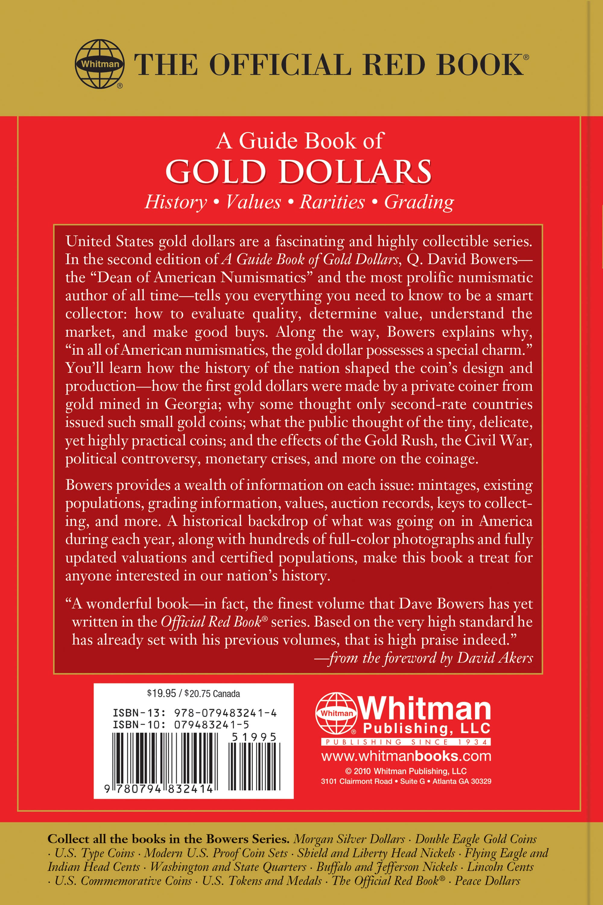 Red Book Series #12: A Guide Book of Gold Dollars – History, Values, Collecting