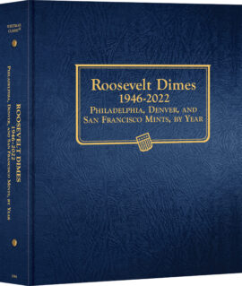 Whitman Classic® Coin Album – Roosevelt Dimes Volume #1: 1946-2022 (P, D, & S Mints)