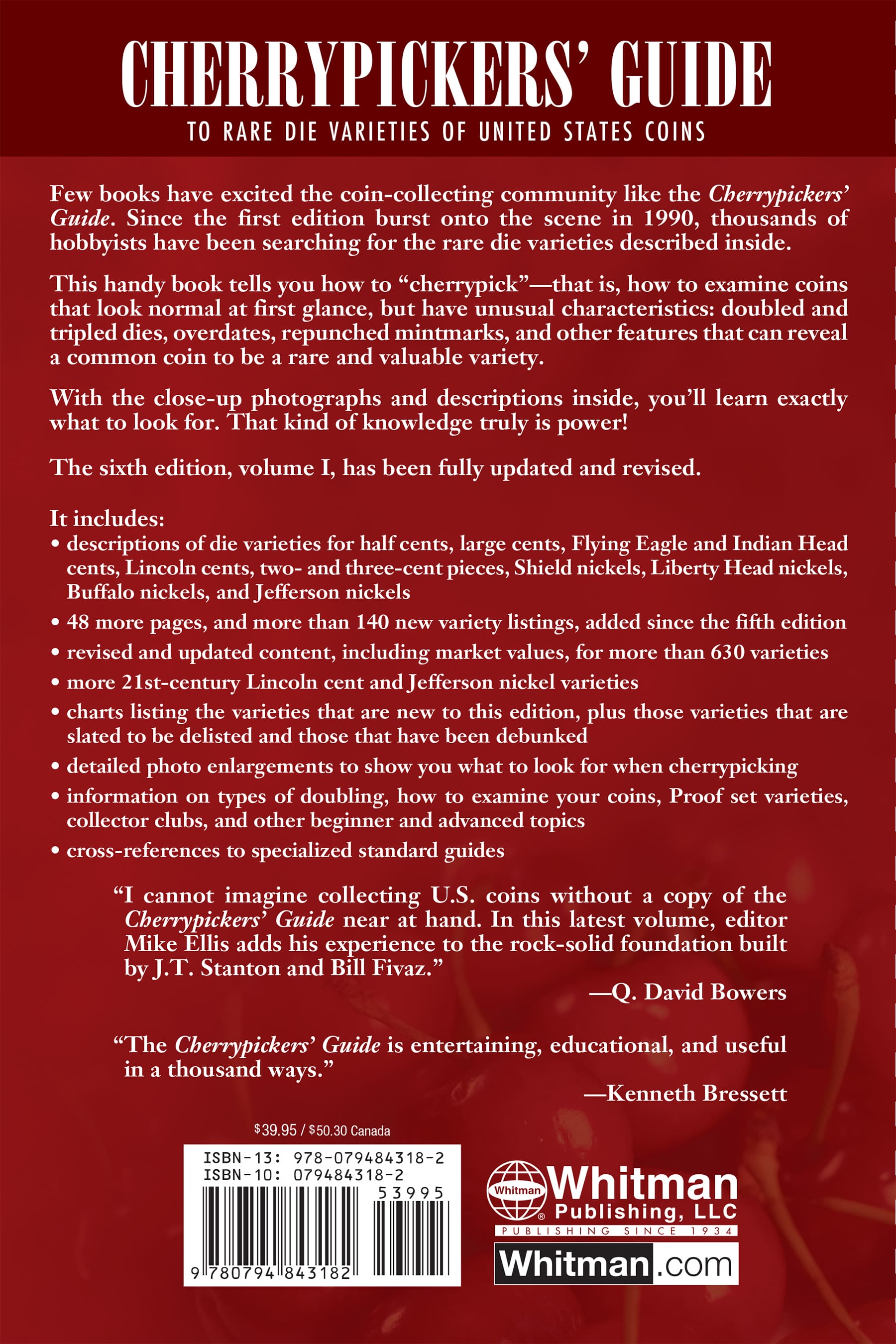 Cherrypickers’ Guide To Rare Die Varieties of United States Coins, Volume 1 – Cents through Nickels