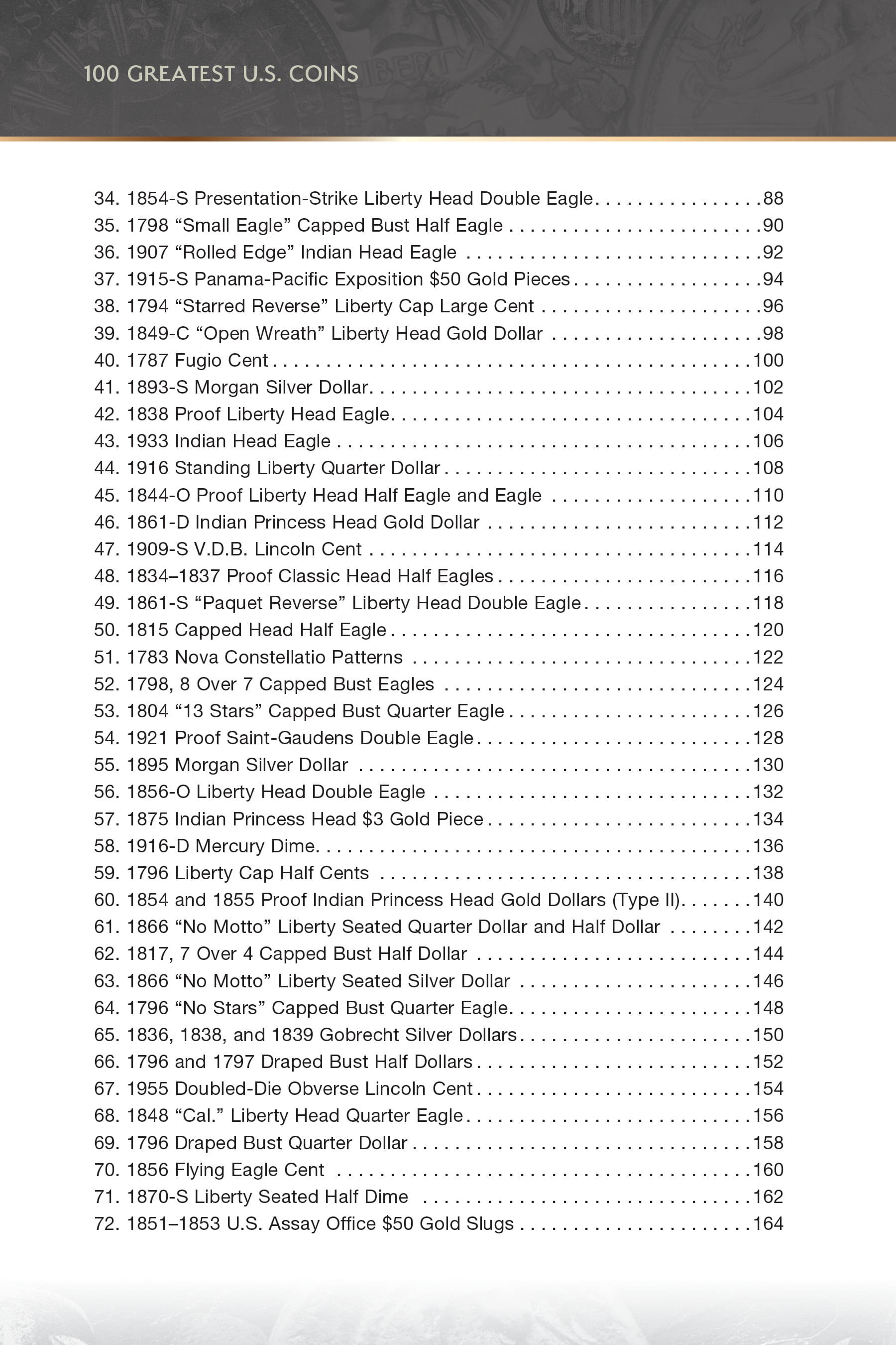100 Greatest Series: 100 Greatest United States Coins