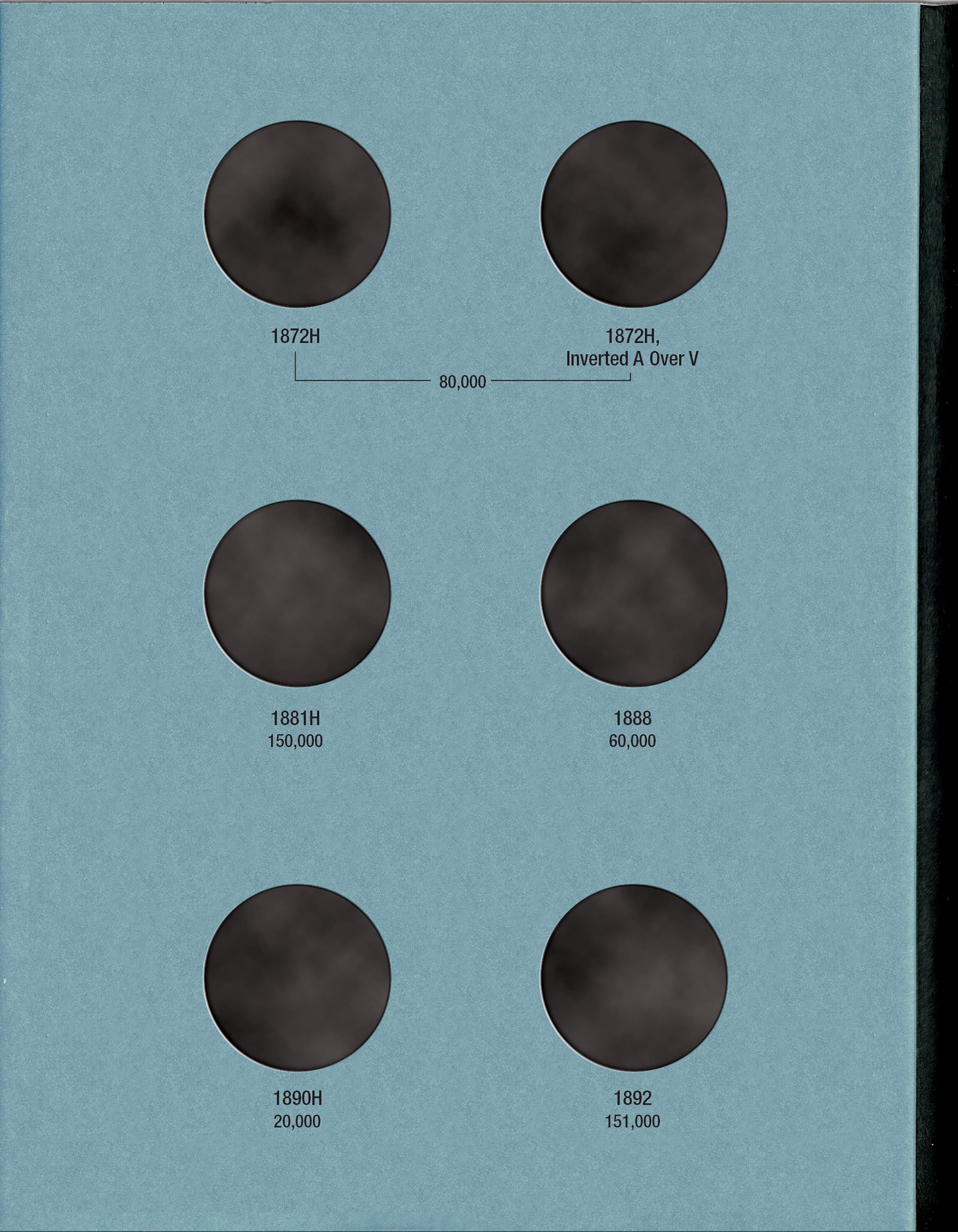 Official Whitman® Coin Folder – Canada Half Dollars (50 Cents) Collection #1: 1870-1901