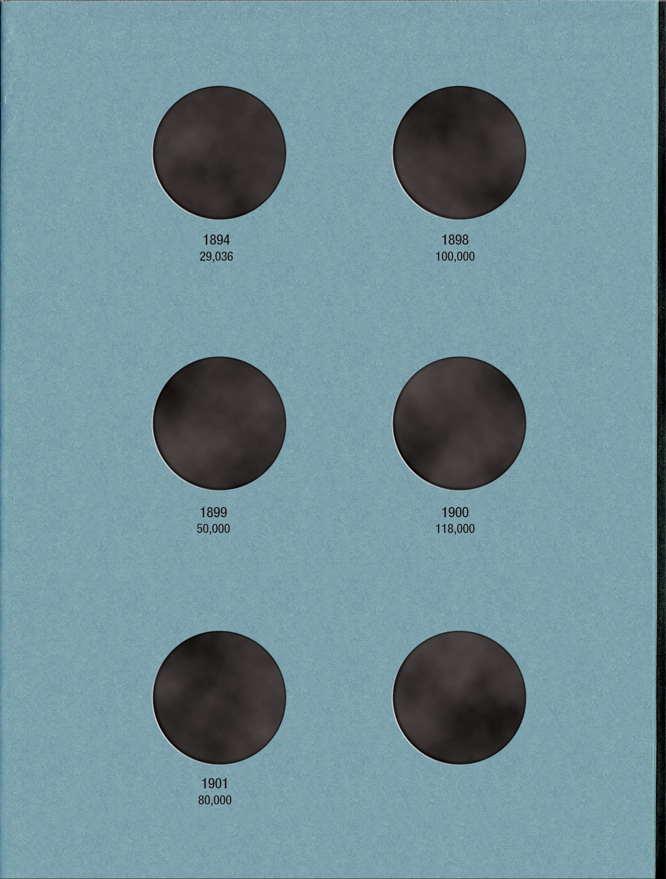 Official Whitman® Coin Folder – Canada Half Dollars (50 Cents) Collection #1: 1870-1901