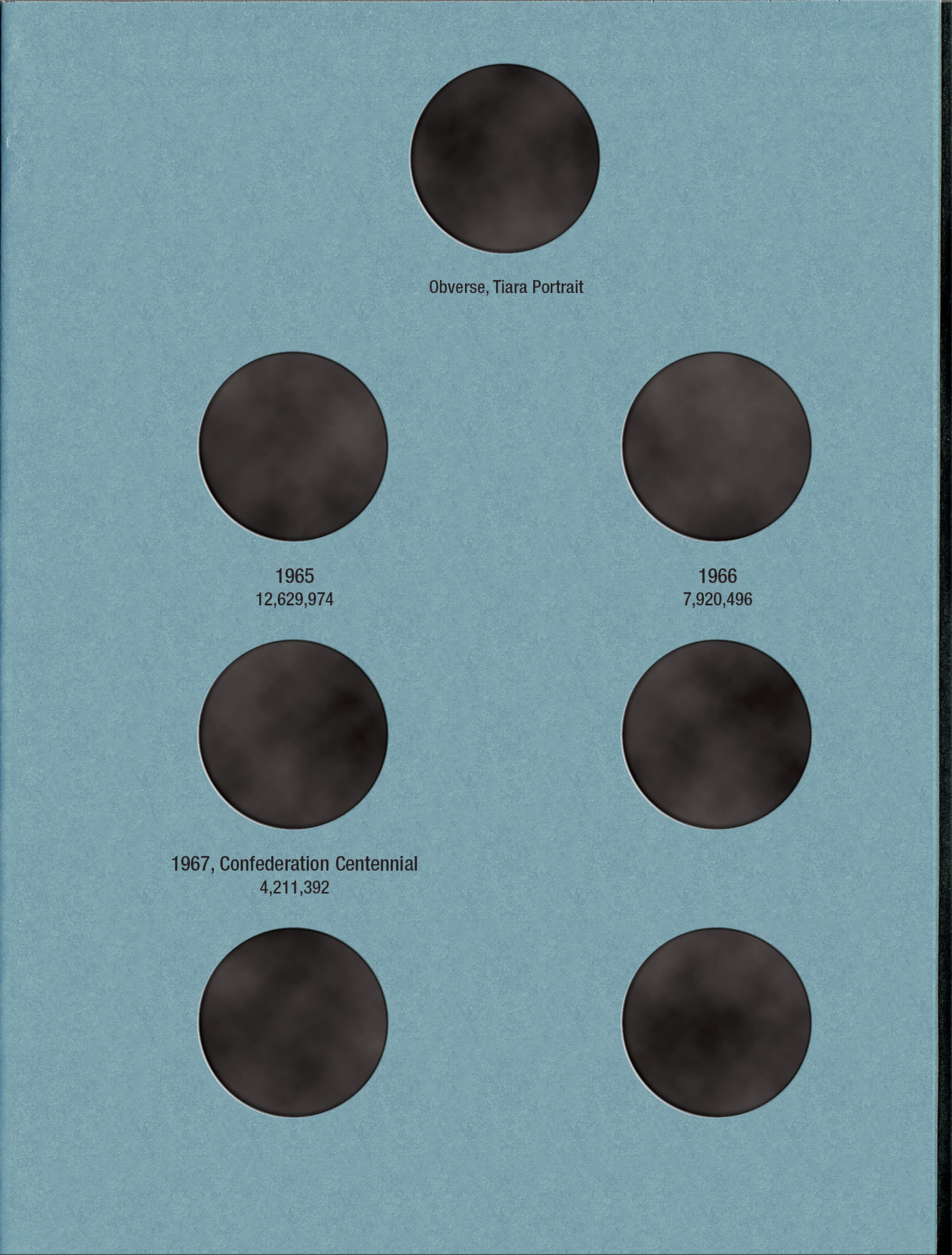 Official Whitman® Coin Folder – Canada Half Dollars (50 Cents) Collection #4: 1953-1967