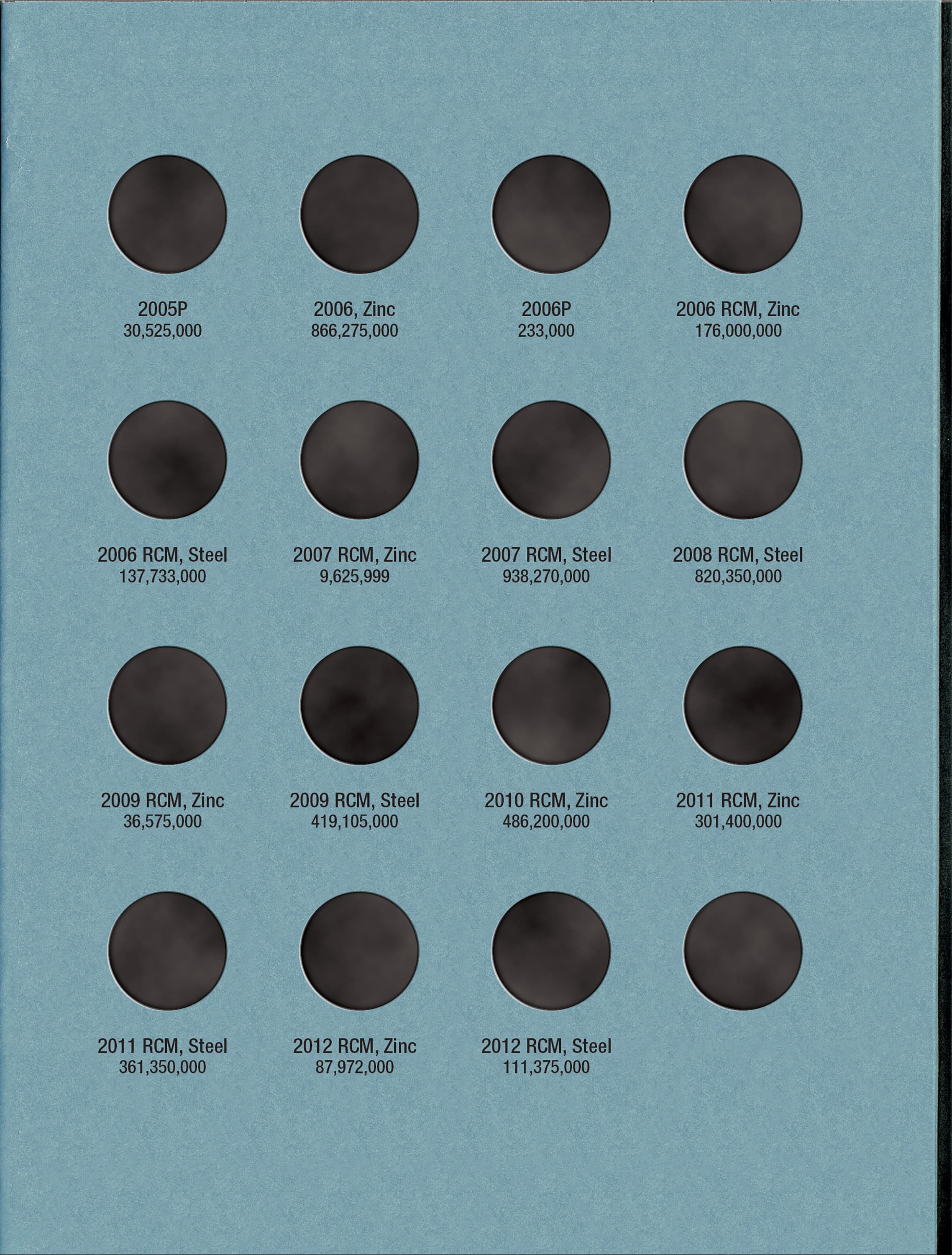 Official Whitman® Coin Folder – Canada Small Cents (Pennies) Collection #2: 1989-2012