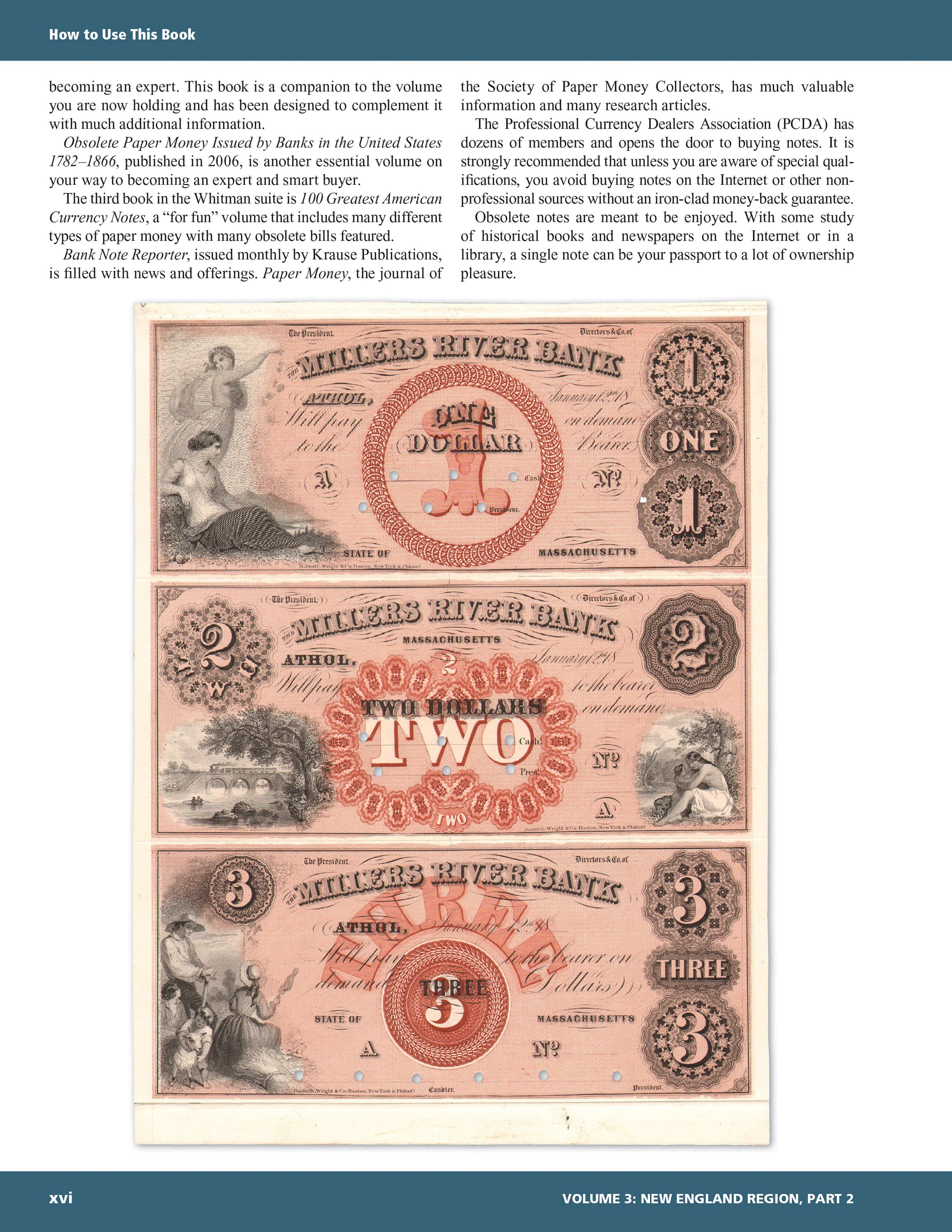 Whitman Encyclopedias: Whitman Encyclopedia Obsolete Paper Money, Volume 3 – New England, Part 2 Massachusetts