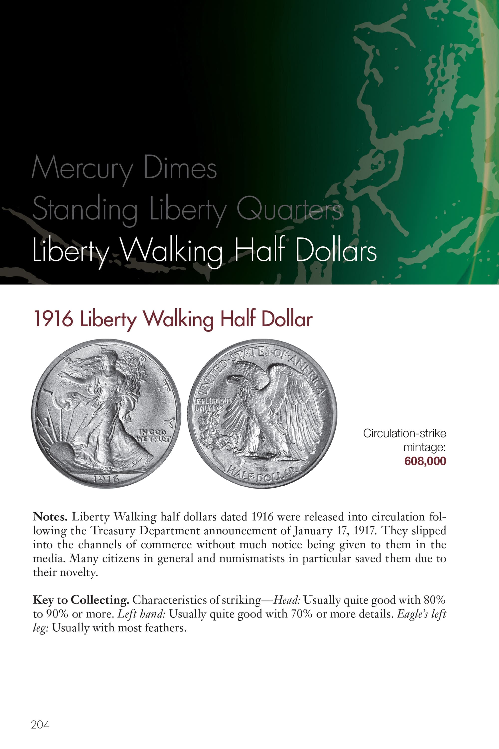 Red Book Series #18: A Guide Book of Mercury Dimes, Standing Liberty Quarters, & Liberty Walking Half Dollars, – History, Values, Collecting