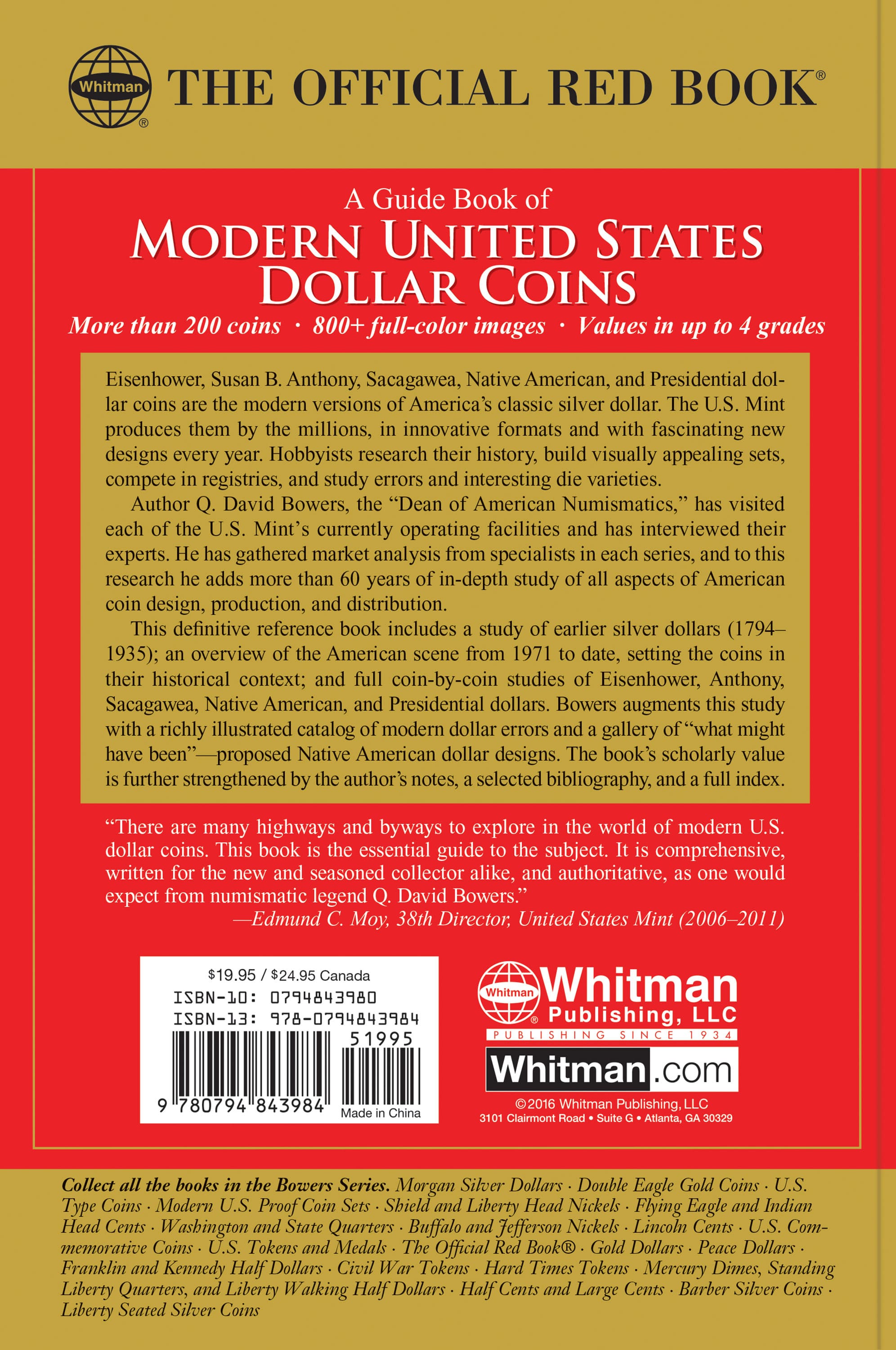 Red Book Series #22: A Guide Book of Modern United States Dollar Coins – History, Values, Collecting