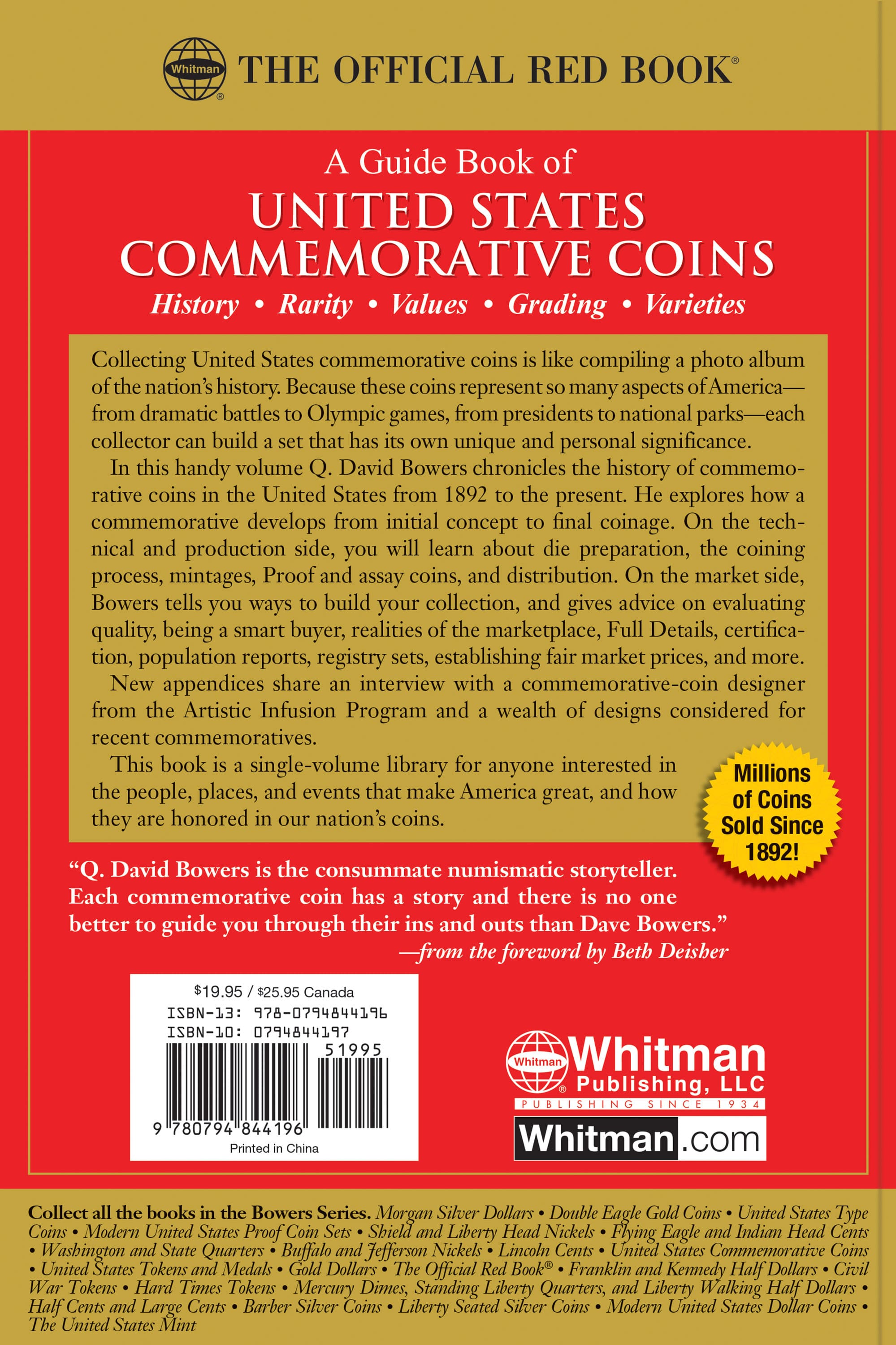 Red Book Series #10: A Guide Book of United States Commemorative Coins – History, Values, Collecting