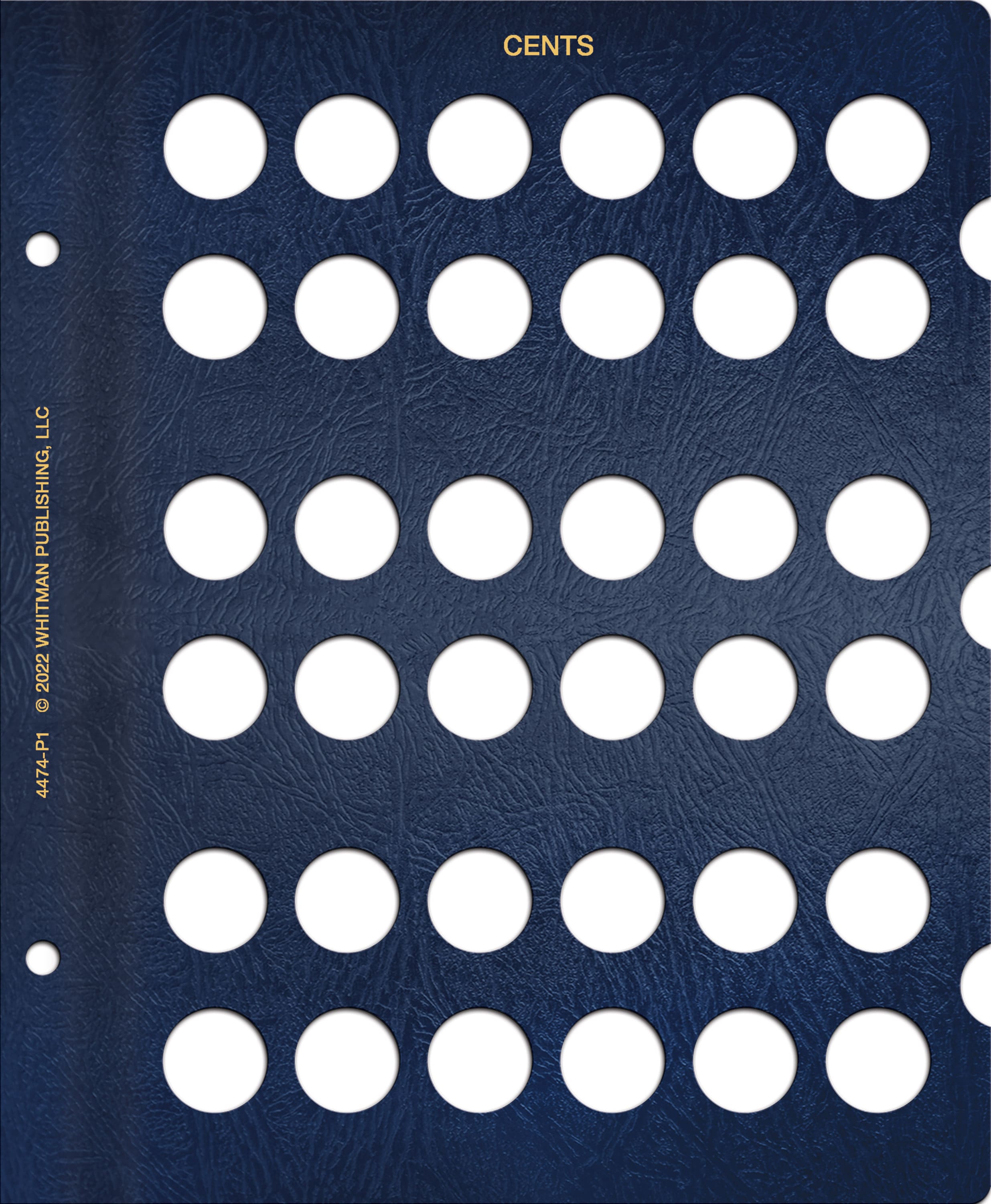 Whitman Classic® Coin Album – U.S. Cents: Plain, No Dates (Includes Blank Pages)