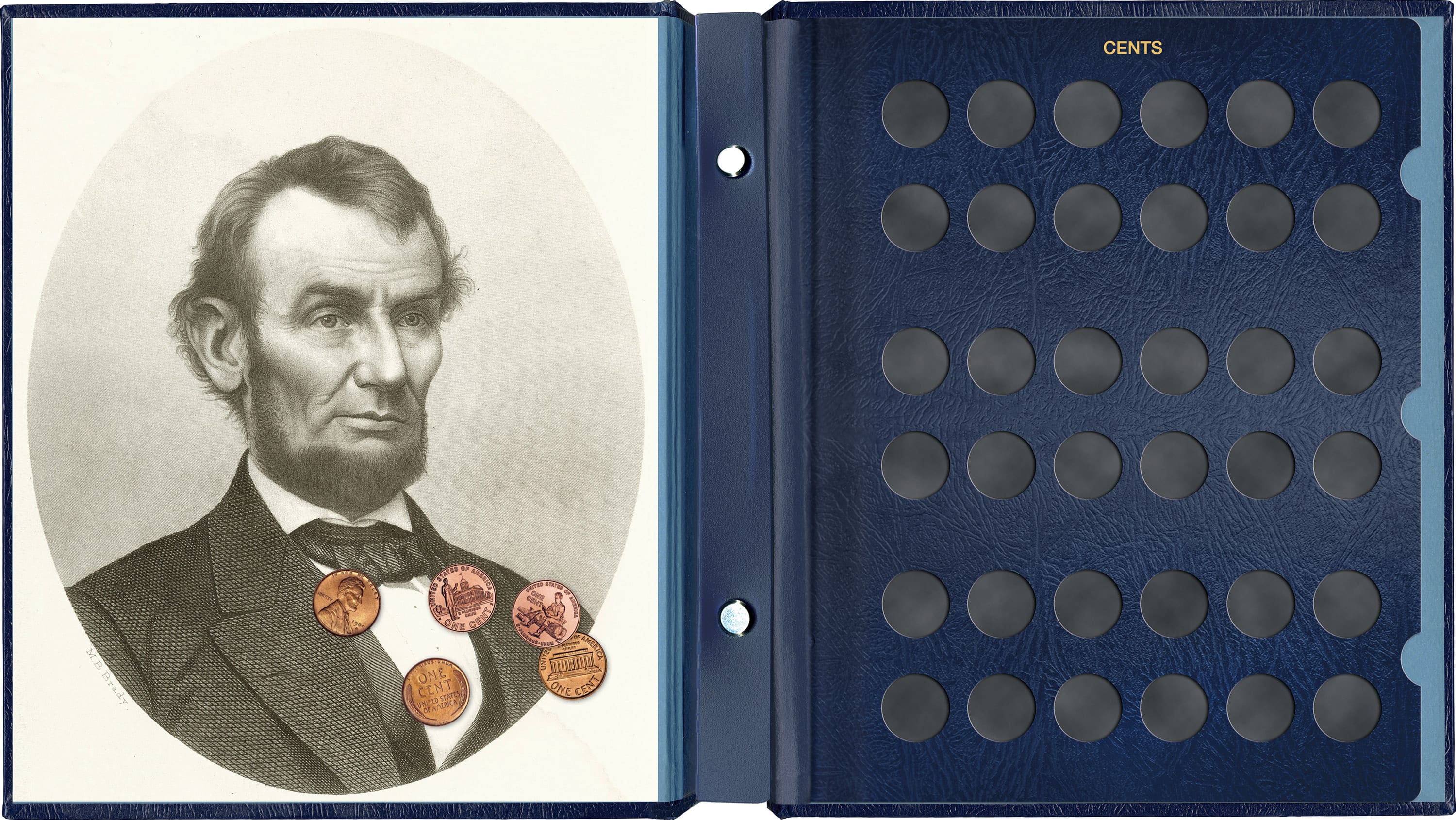 Whitman Classic® Coin Album – U.S. Cents: Plain, No Dates (Includes Blank Pages)