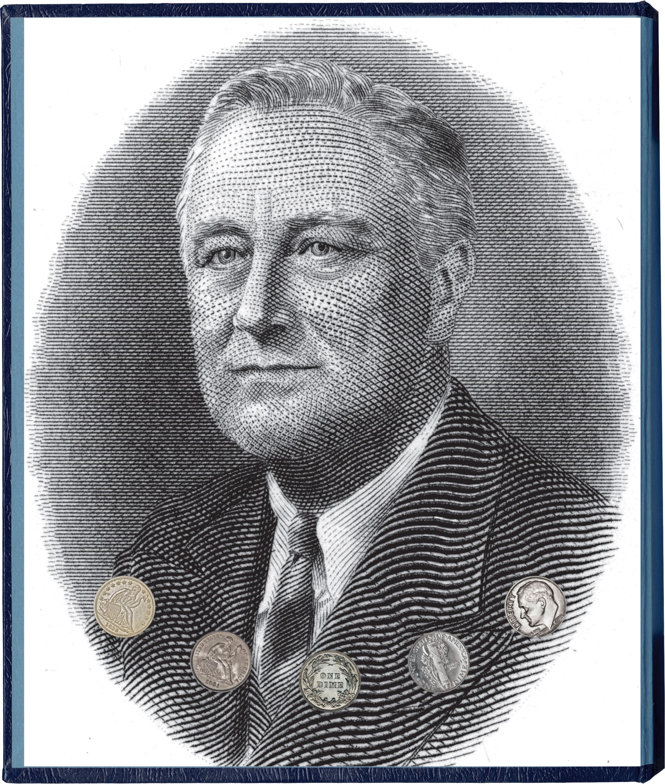 Whitman Classic® Coin Album – U.S. Dimes: Plain, No Dates (Includes Blank Pages)