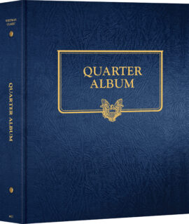 Whitman Classic® Coin Album – U.S. Quarters: Plain, No Dates (Includes Blank Pages)