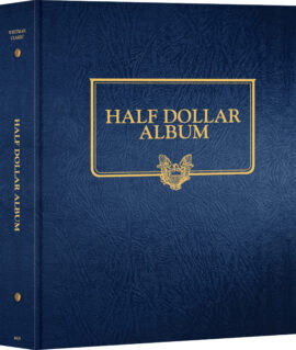 Whitman Classic® Coin Album – U.S. Half Dollars: Plain, No Dates (Includes Blank Pages)
