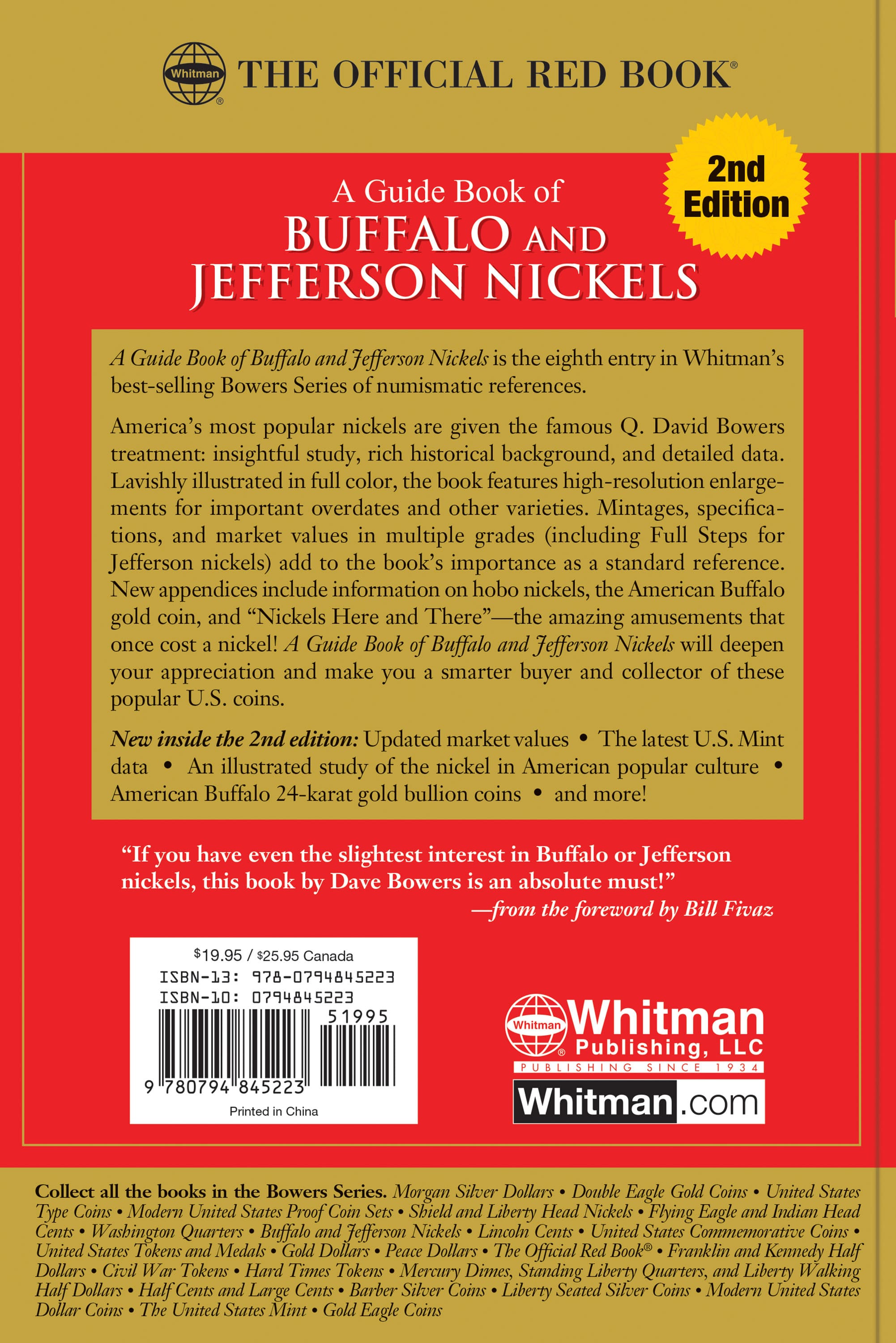 Red Book Series #8: A Guide Book of Buffalo & Jefferson Nickels – History, Values, Collecting