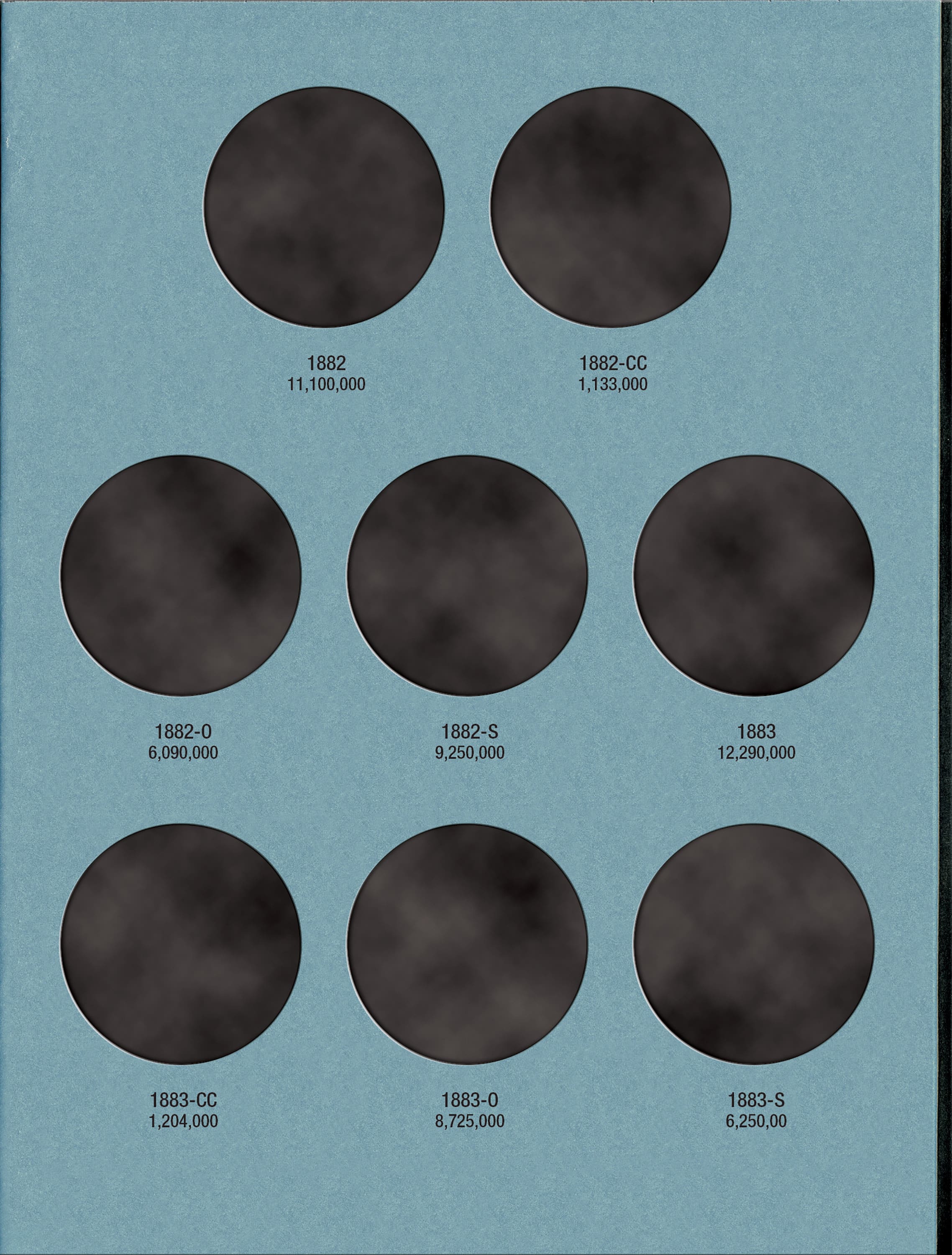 Official Whitman® Coin Folder – Morgan Silver Dollars Collection #1: 1878-1883 – Starting 1878