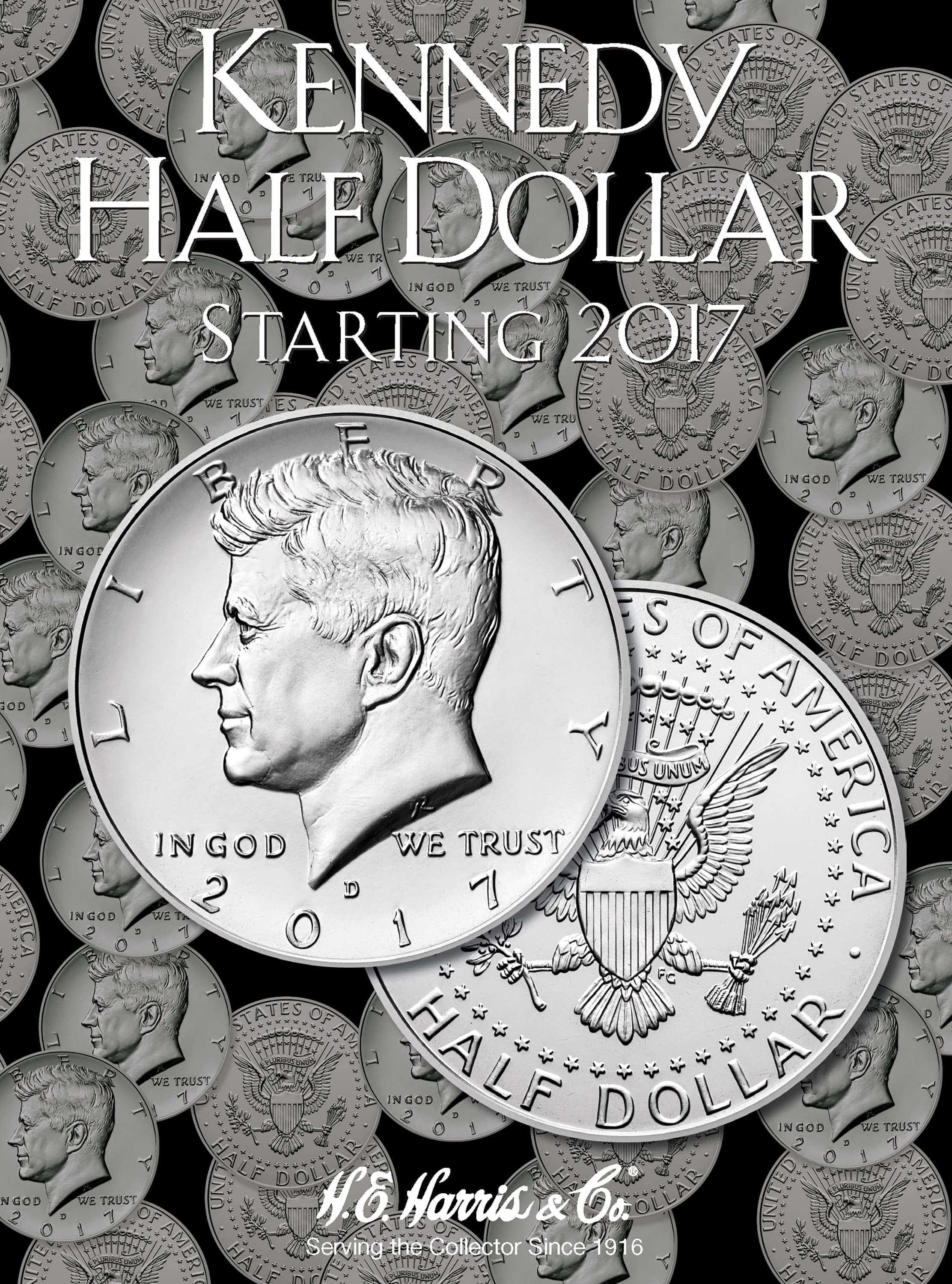H.E. Harris® Coin Folder – Kennedy Half Dollars Collection #4: Starting 2017