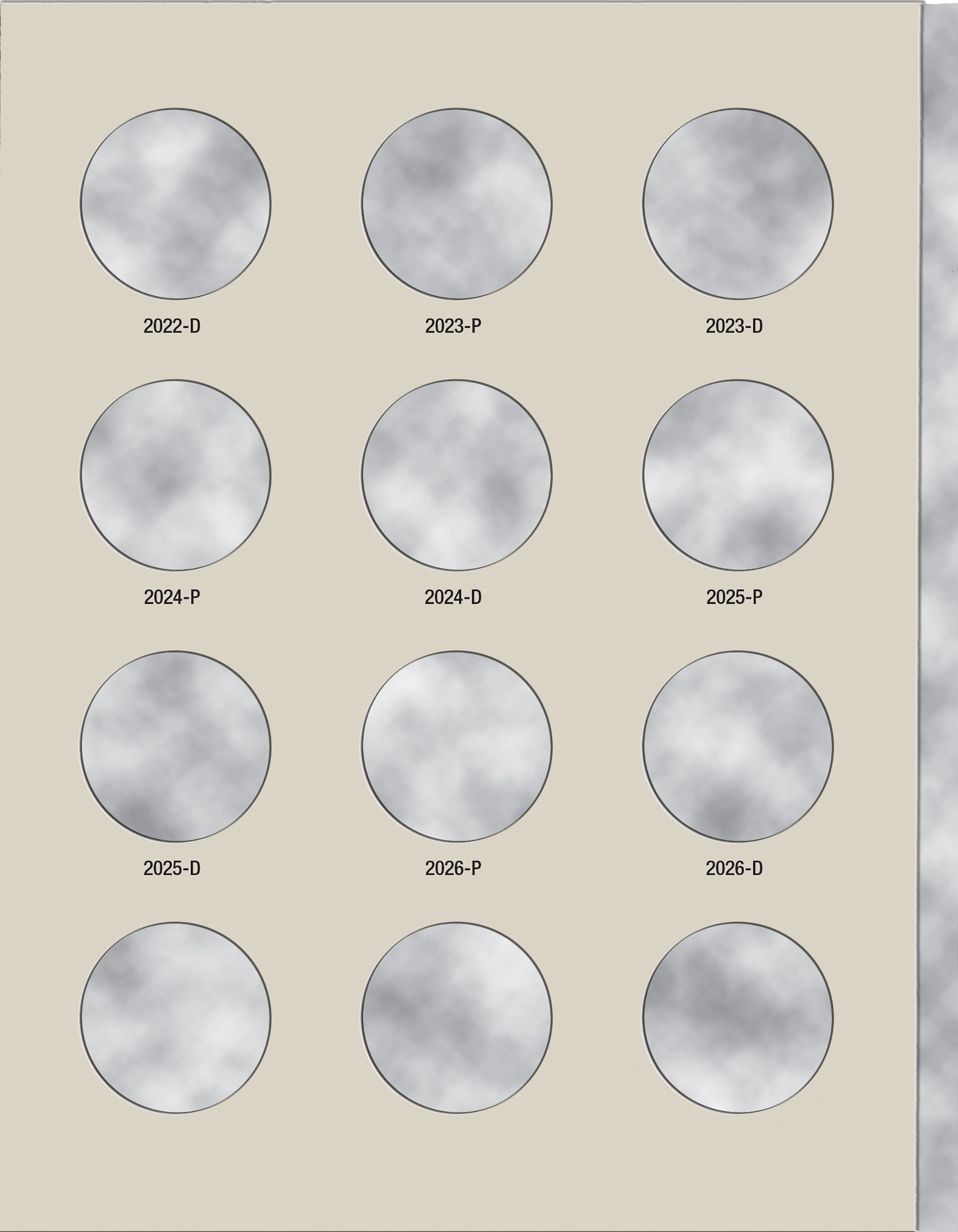 H.E. Harris® Coin Folder – Kennedy Half Dollars Collection #4: Starting 2017