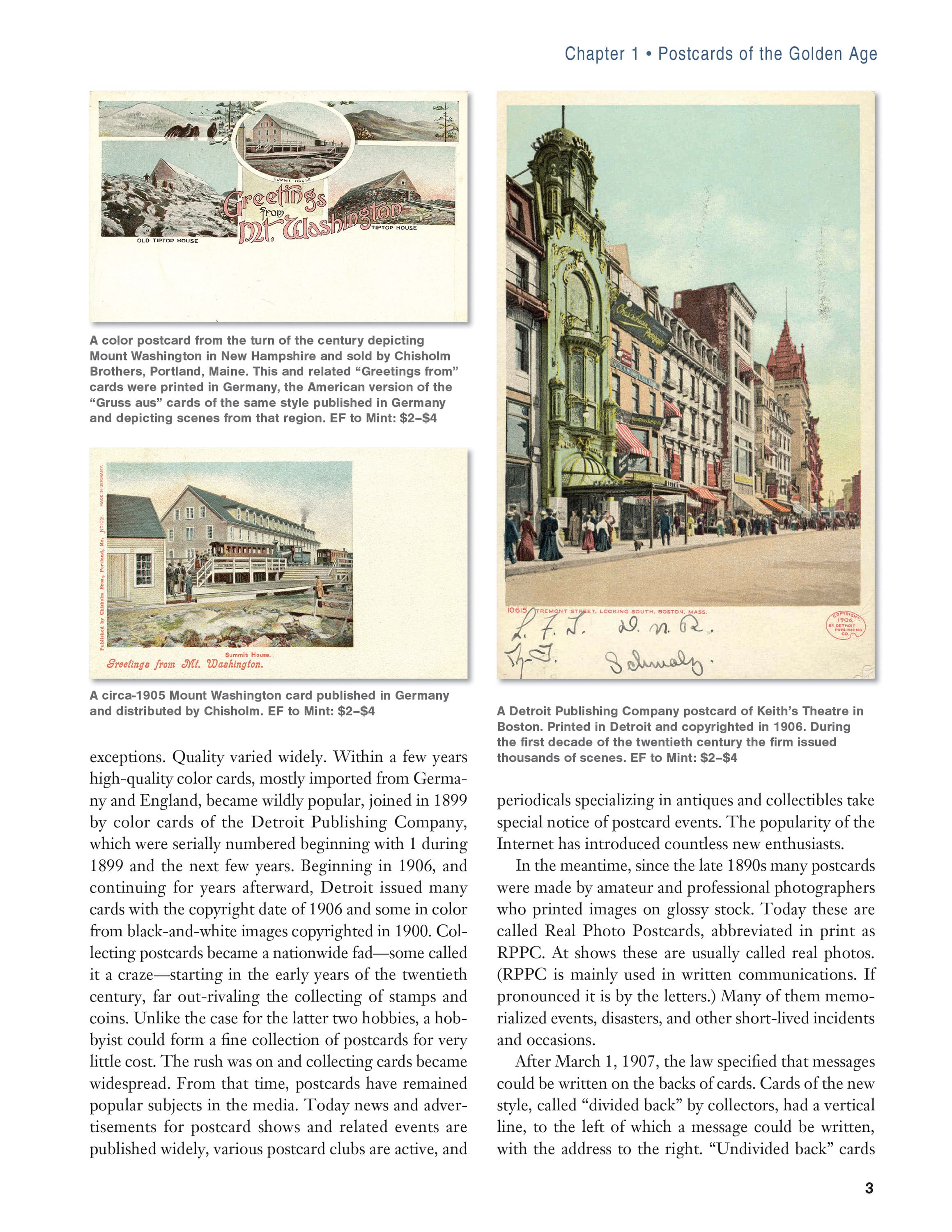 A Guide Book of Collectible Postcards