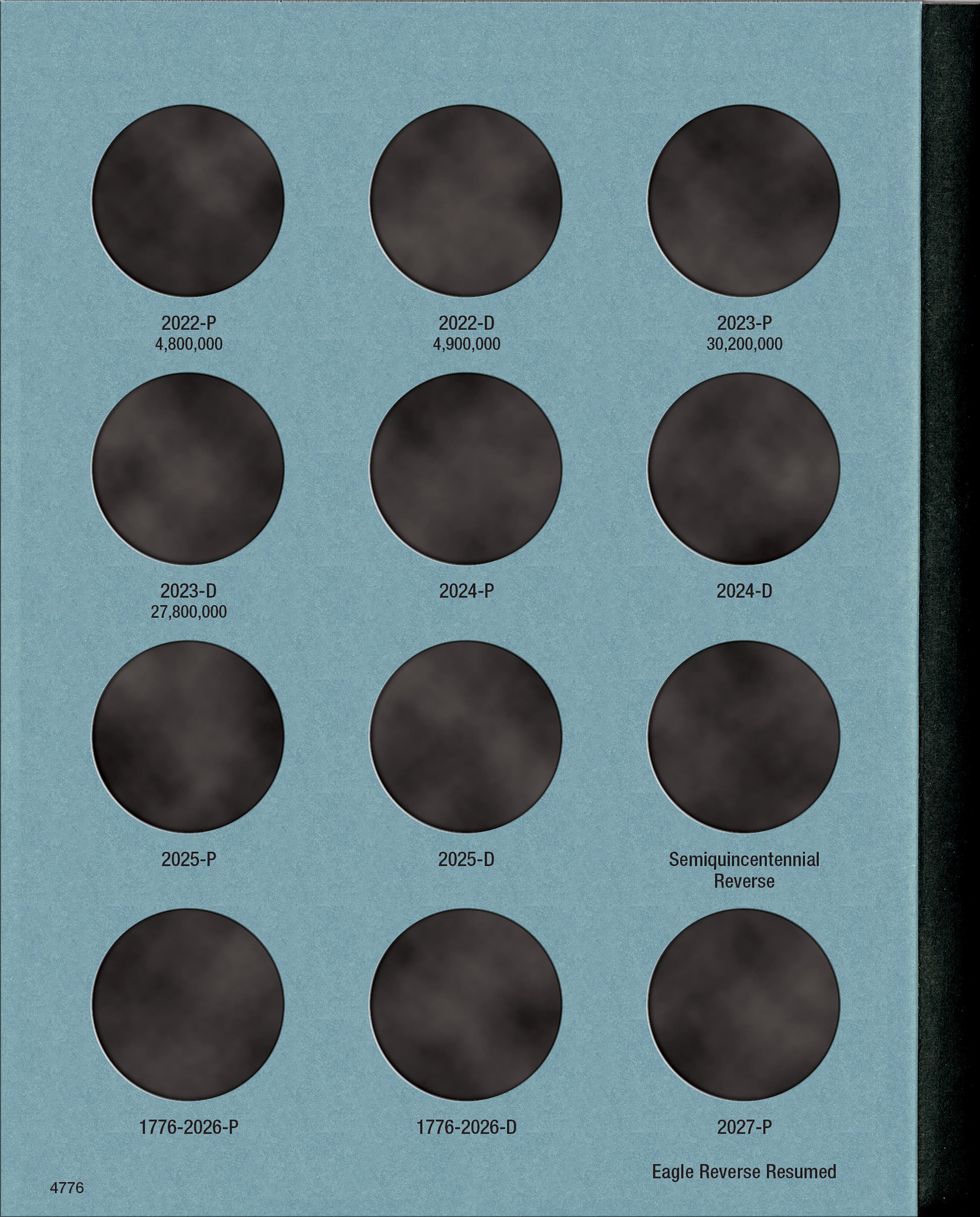 Official Whitman® Coin Folder – Kennedy Half Dollars Collection #4: Starting 2022