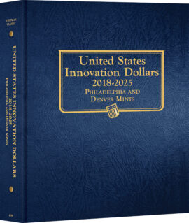 Whitman Classic® Coin Album – American Innovation Dollars Volume #1: 2018-2025 (P & D Mints)