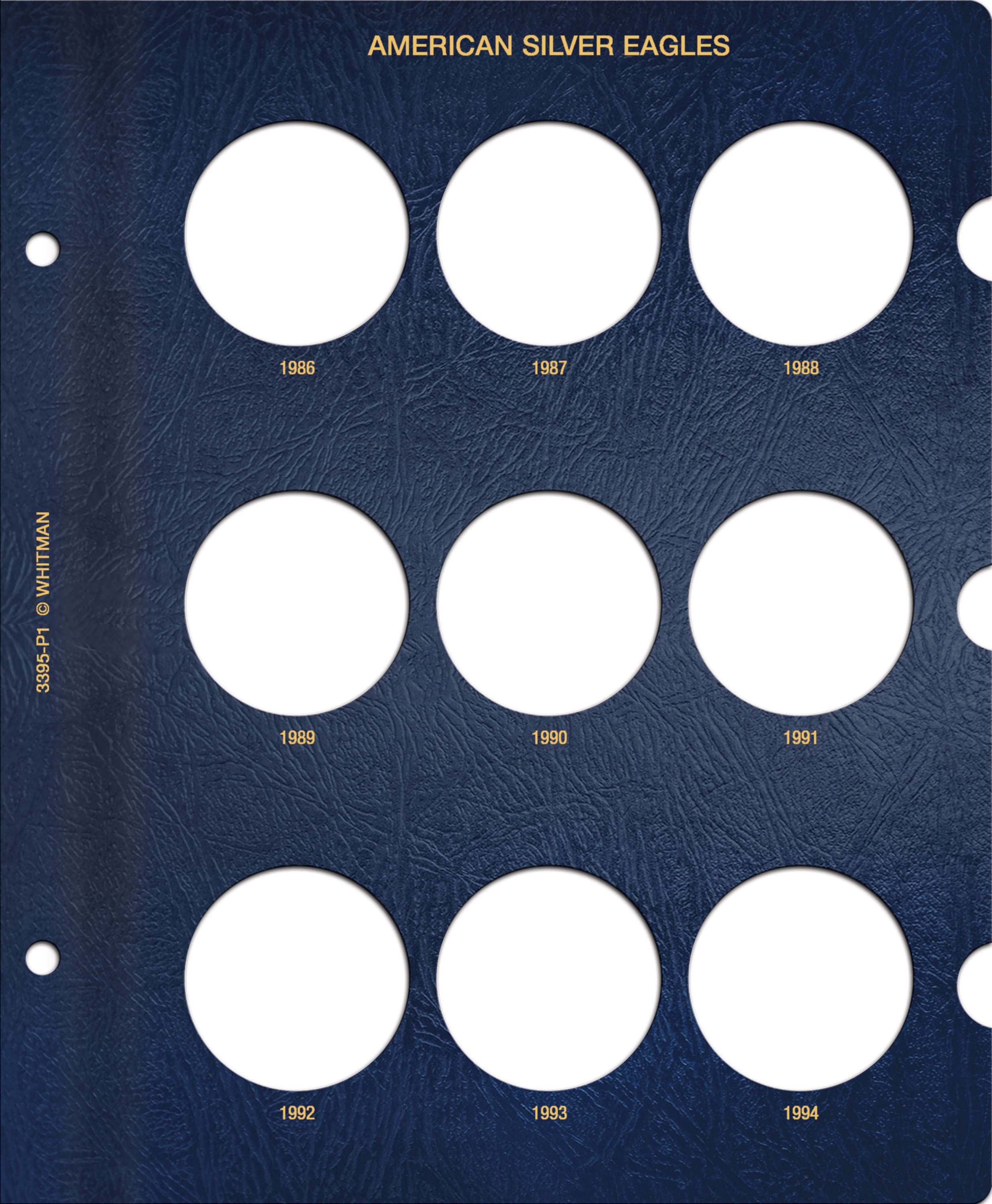 Whitman Classic® Coin Album – American Silver Eagles Variety 2: Starting 2021 (Single Mint)