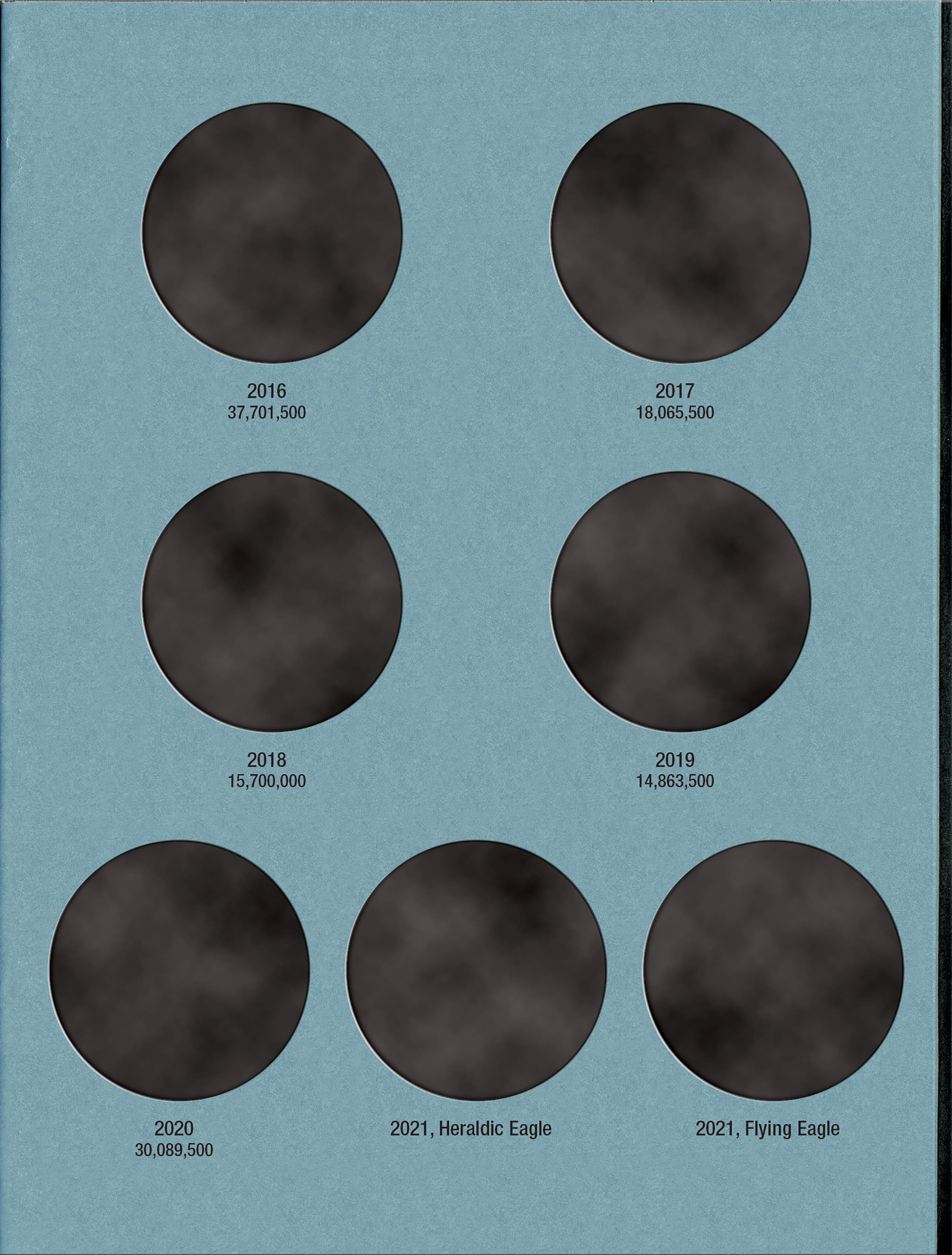 Official Whitman® Coin Folder – American Silver Eagles Volume #1: 1986-2003