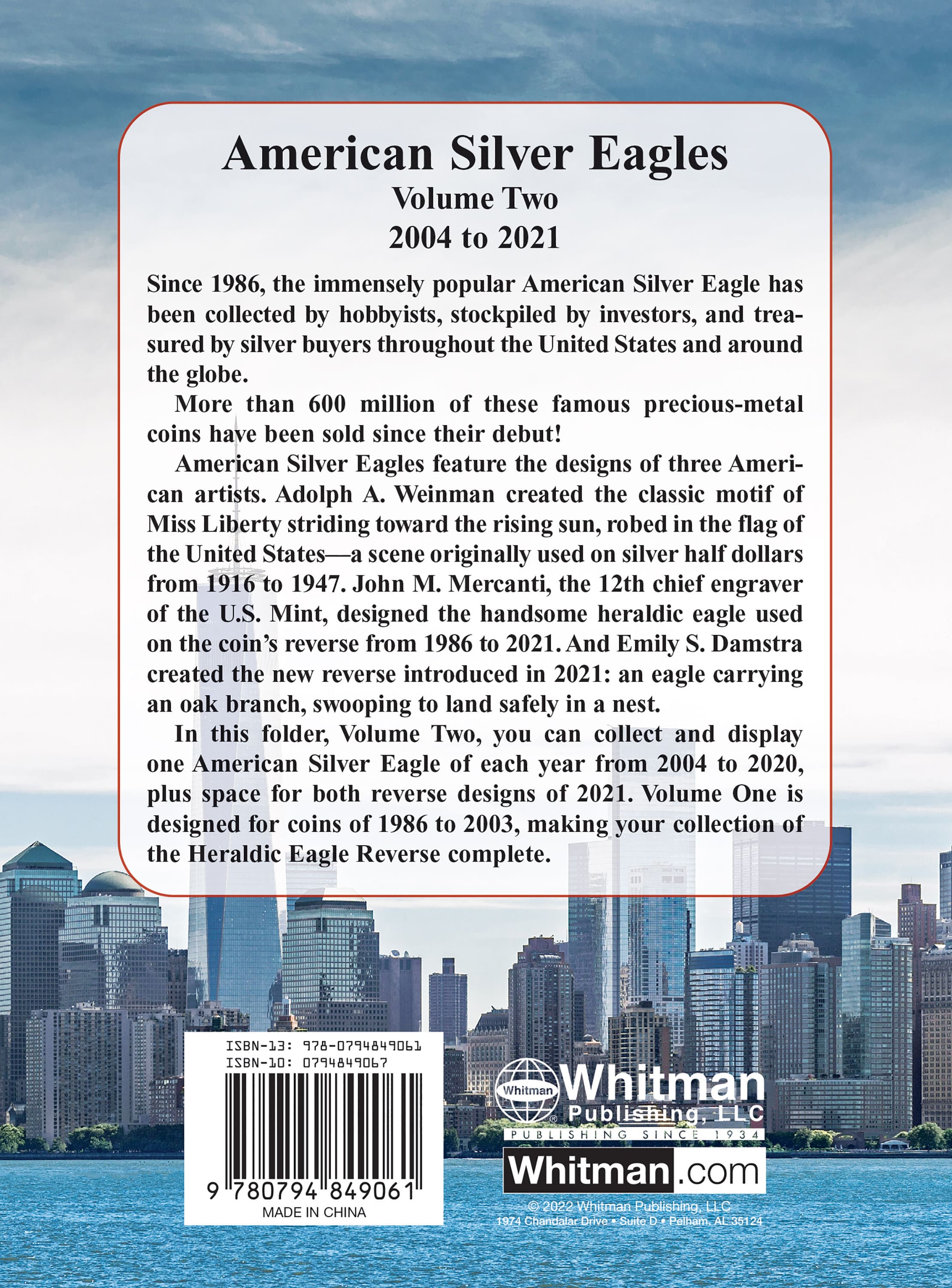 Official Whitman® Coin Folder – American Silver Eagles Volume #2: 2004-2021
