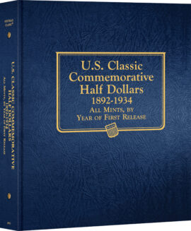 Whitman Classic® Coin Album – U.S. Commemorative Half Dollars Volume #1: 1892-1934