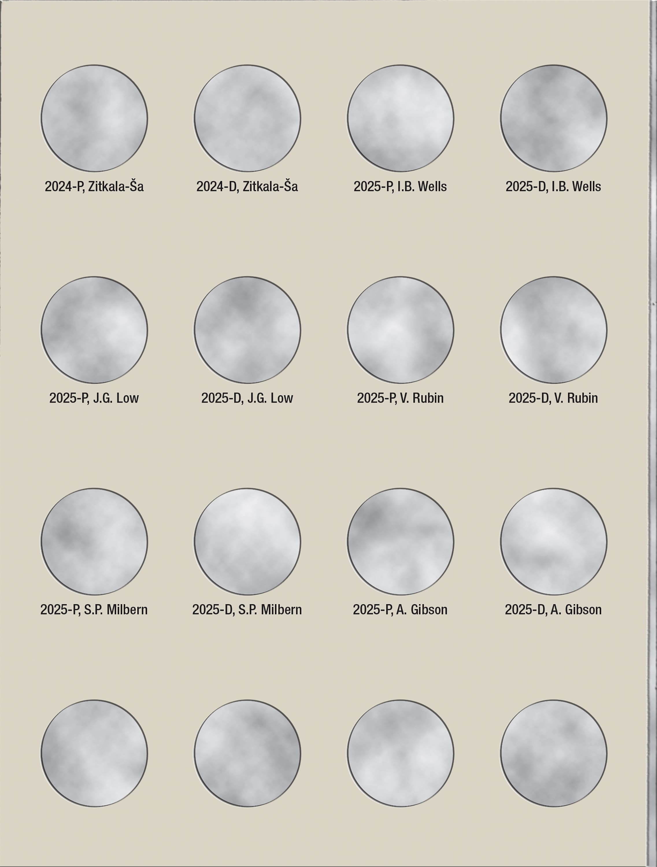 H.E. Harris® Coin Folder – Washington Quarters Crossing the Delaware & American Women Collection: 2021-2025