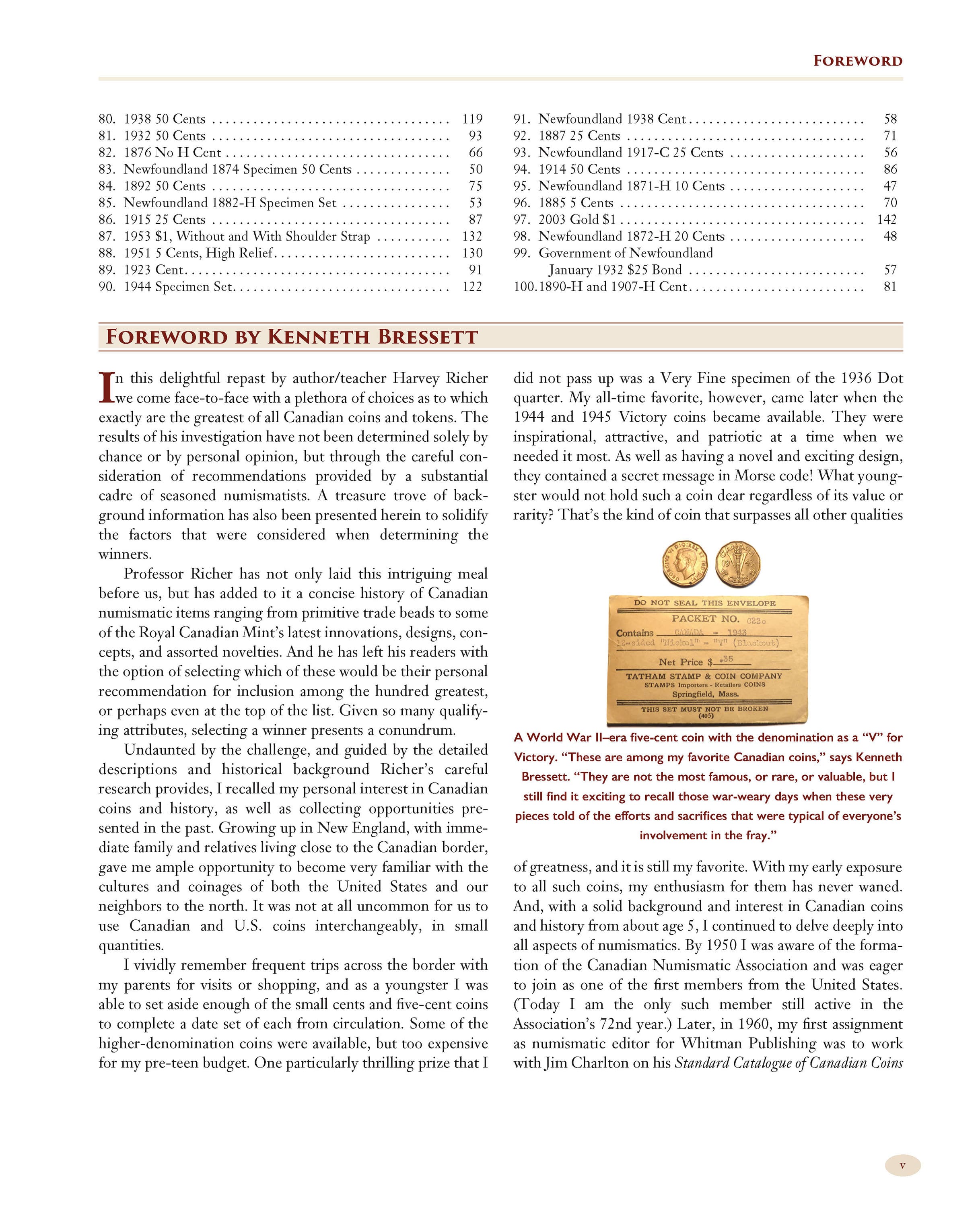 100 Greatest Series: 100 Greatest Canadian Coins and Tokens