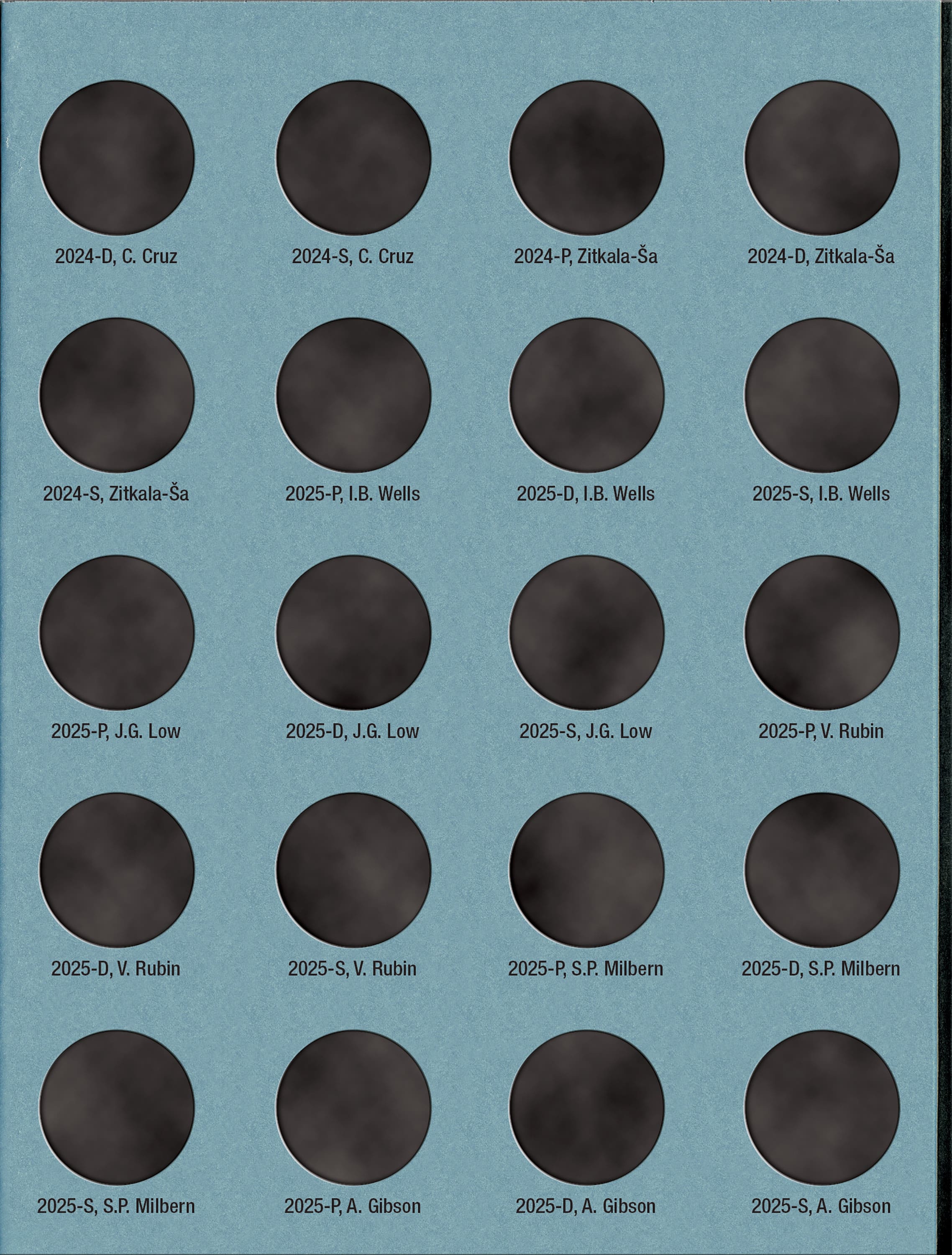 Official Whitman® Coin Folder – American Women Quarters: 2022-2025 (P, D, & S Mints)