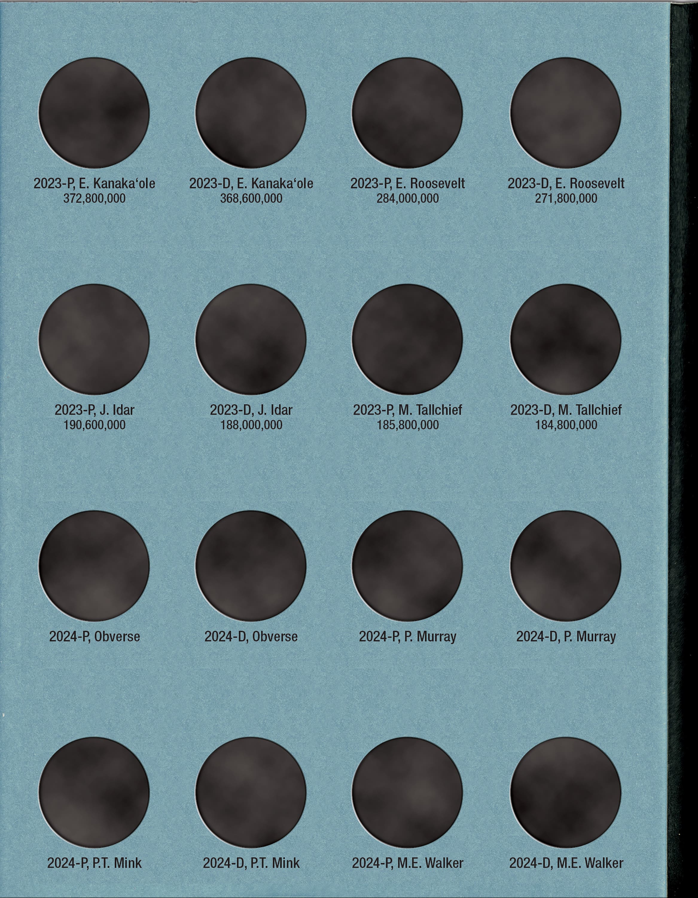 Official Whitman® Coin Folder – American Women Quarters: 2022-2025 (P & D Mints)