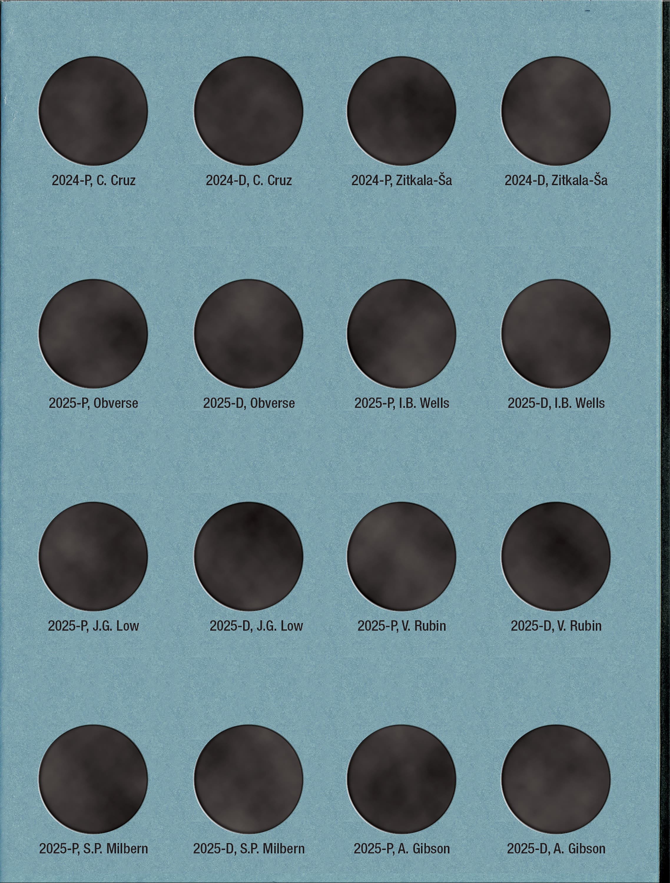 Official Whitman® Coin Folder – American Women Quarters: 2022-2025 (P & D Mints)