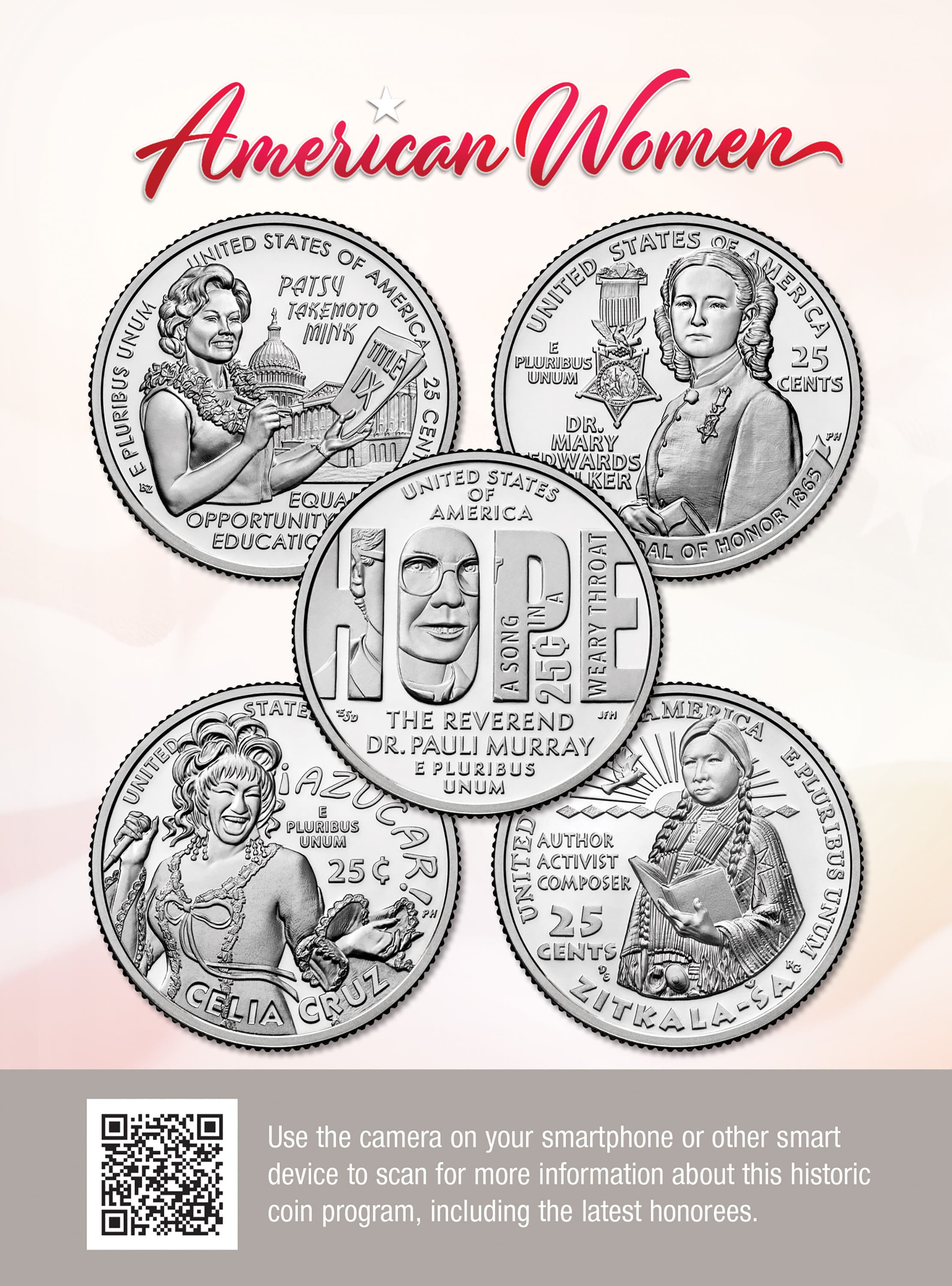 Official Whitman® Coin Folder – American Women Quarters: 2022-2025 (Single Mint)