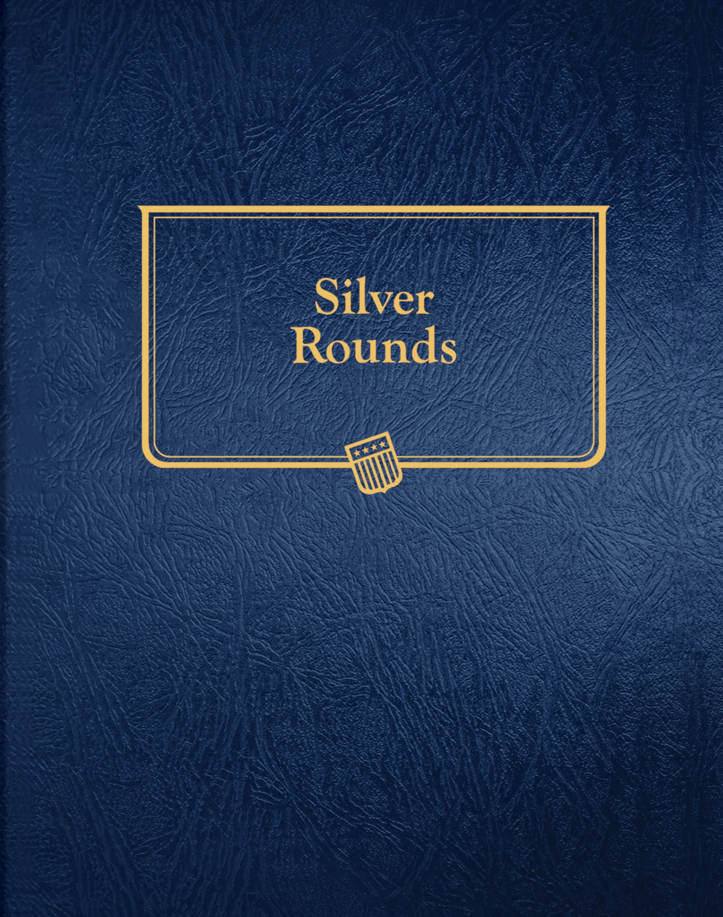 Whitman Classic® Coin Album – 39mm Silver Rounds: Plain, No Dates (Includes Blank Pages)