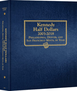 Whitman Classic® Coin Album – Kennedy Half Dollars Volume #2: Starting 2003 (P, D, & S Mints)
