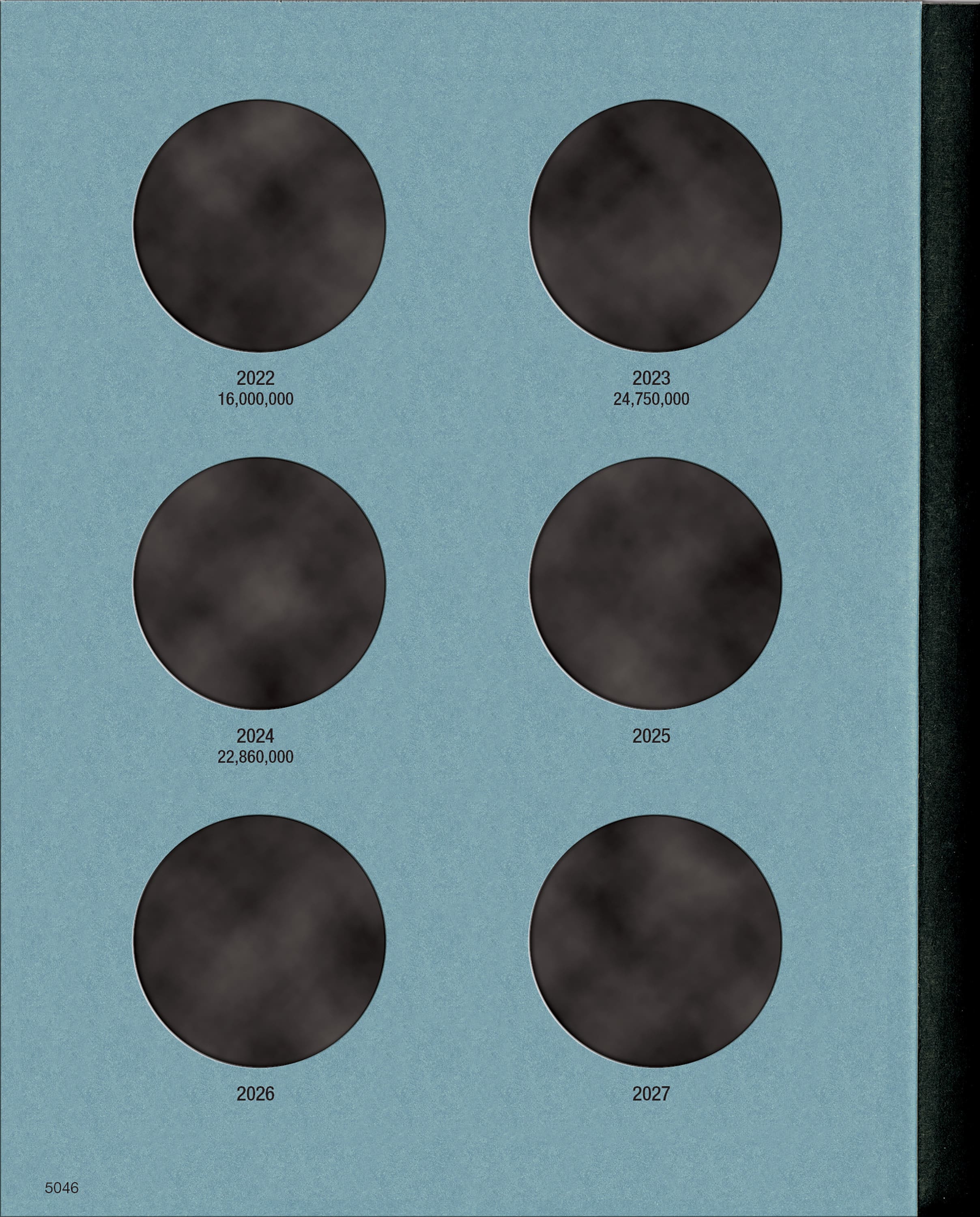 Official Whitman® Coin Folder – American Silver Eagles Volume #3: Starting 2022
