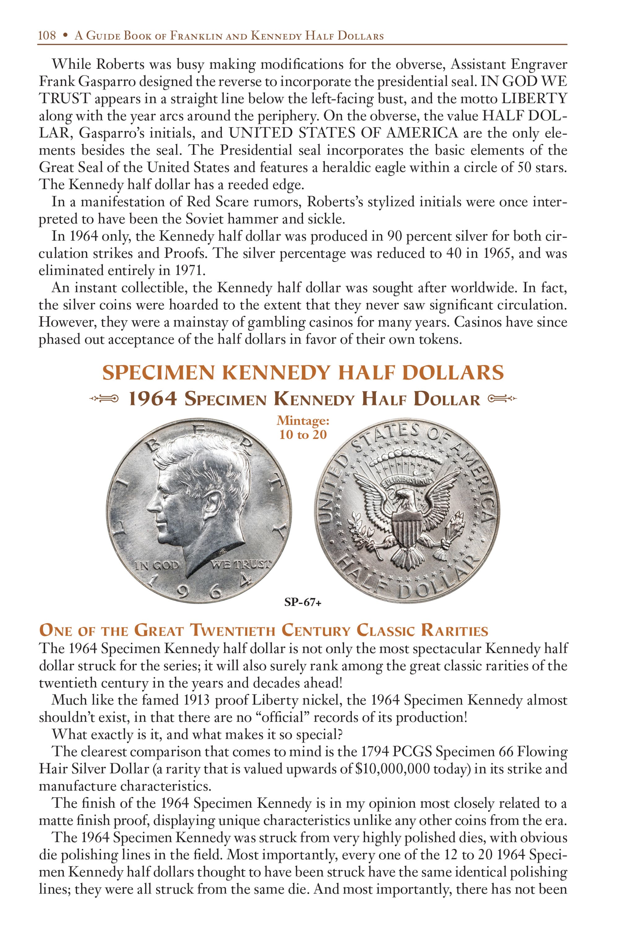 Red Book Series #15: A Guide Book of Franklin & Kennedy Half Dollars – History, Values, Collecting