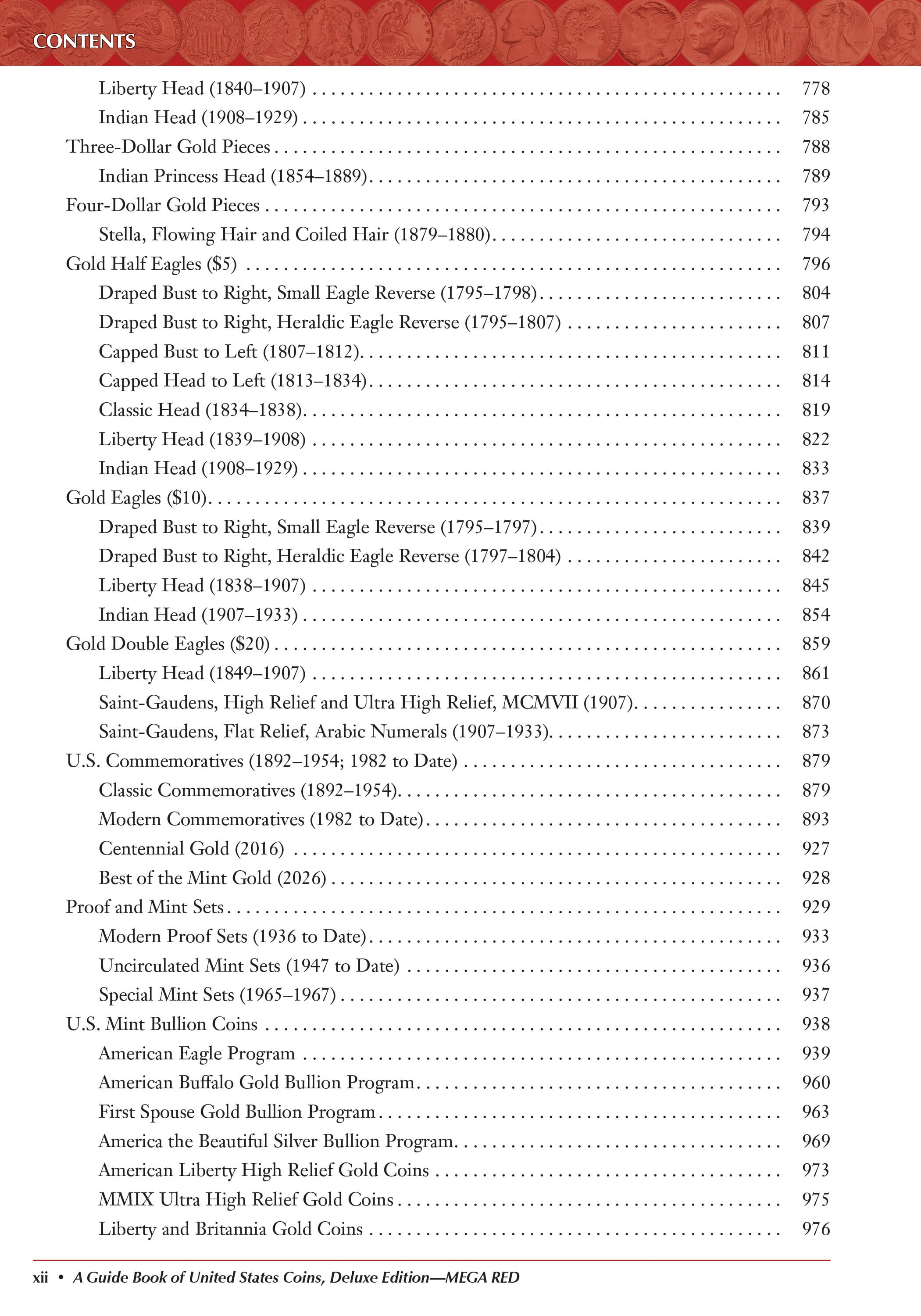 Mega Red: A Guide Book of United States Coins, Deluxe Edition