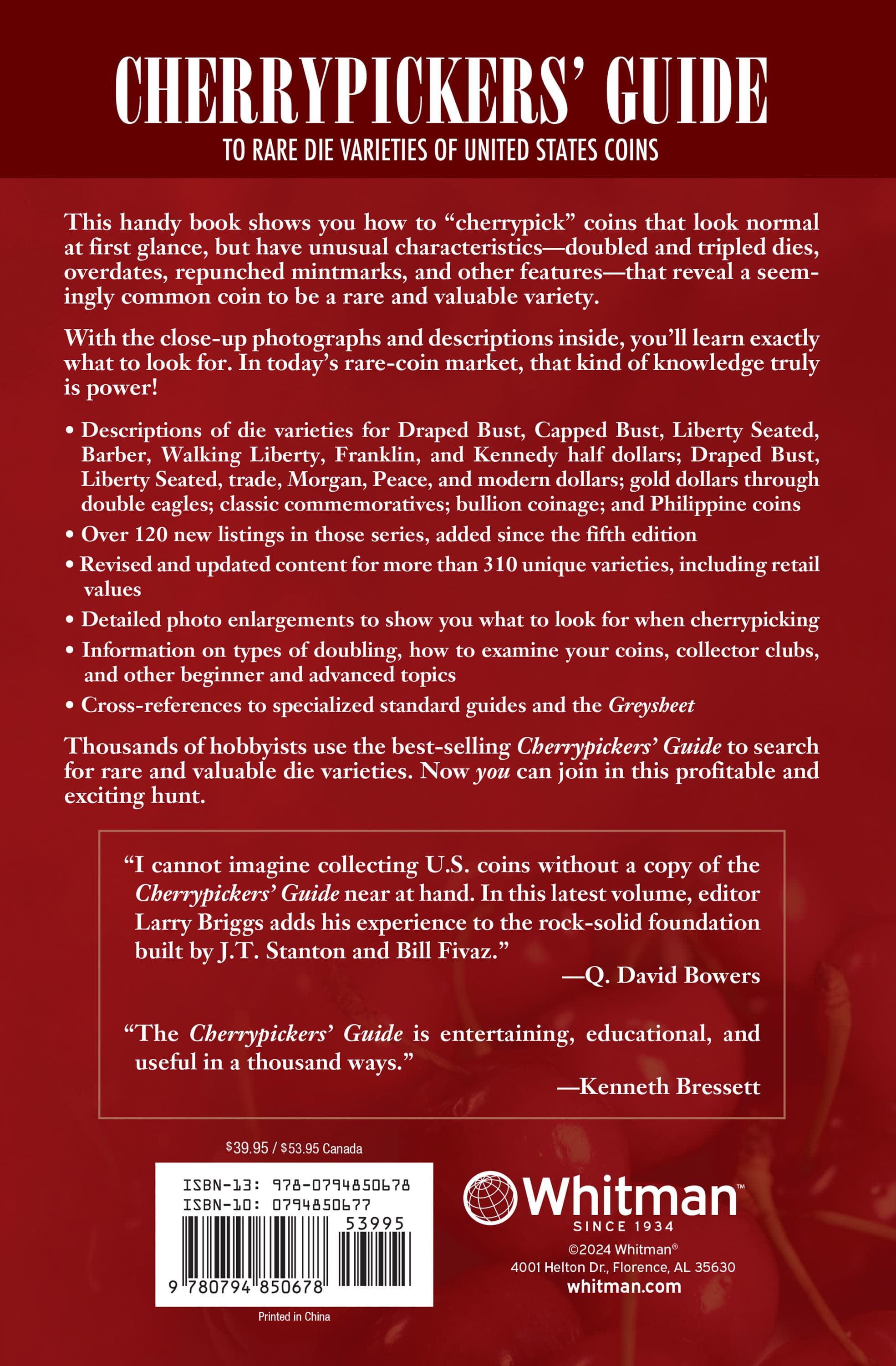 Cherrypickers’ Guide to Rare Die Varieties of United States Coins, Volume 3 – Half Dollars through Bullion