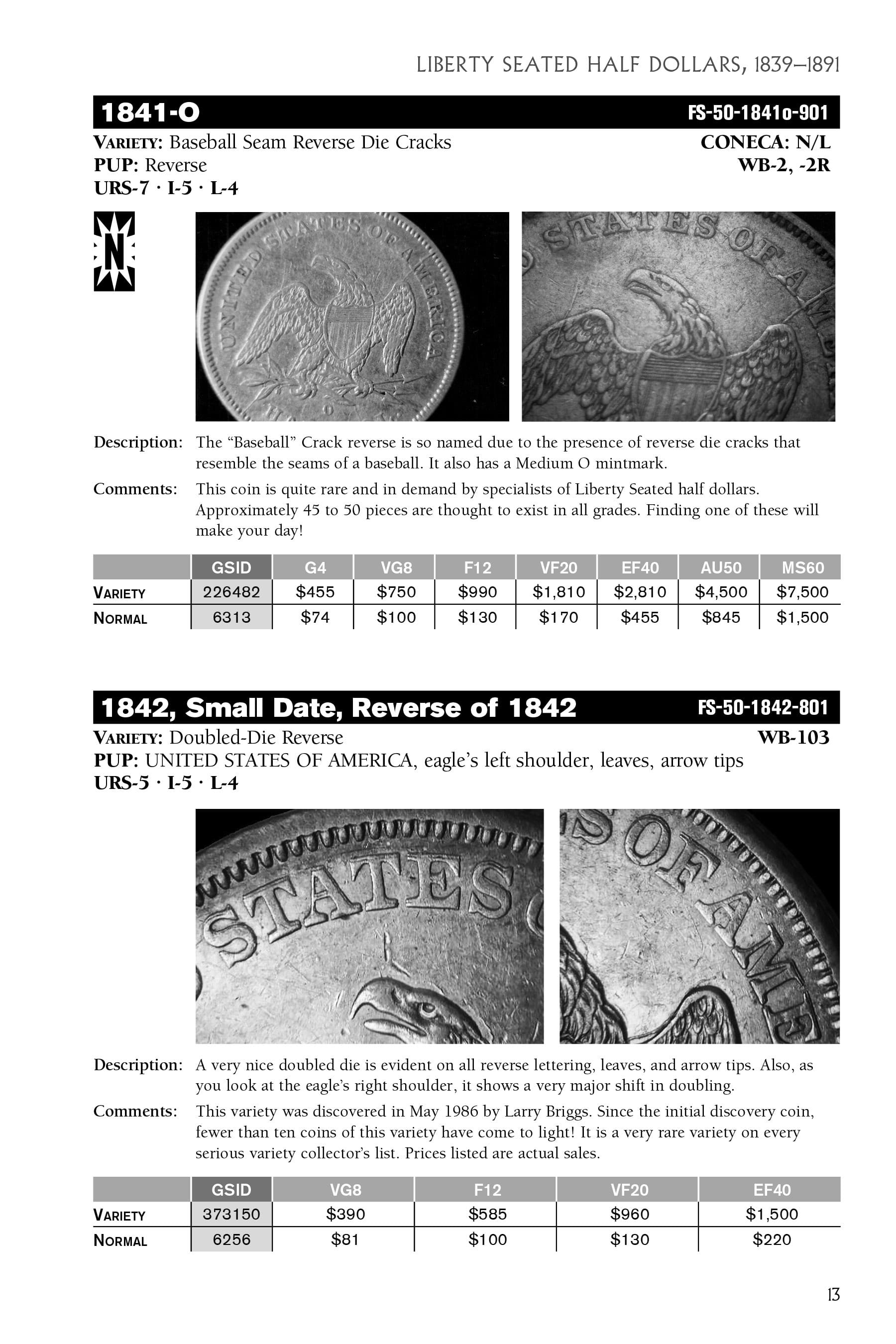Cherrypickers’ Guide to Rare Die Varieties of United States Coins, Volume 3 – Half Dollars through Bullion