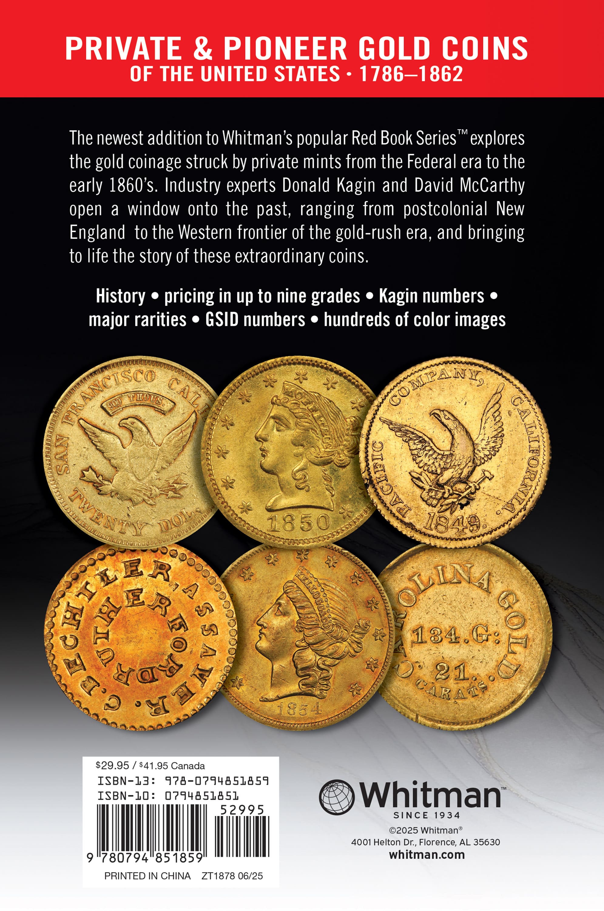 Red Book Series #28: Private & Pioneer Gold Coins of the United States – History, Values, Collecting