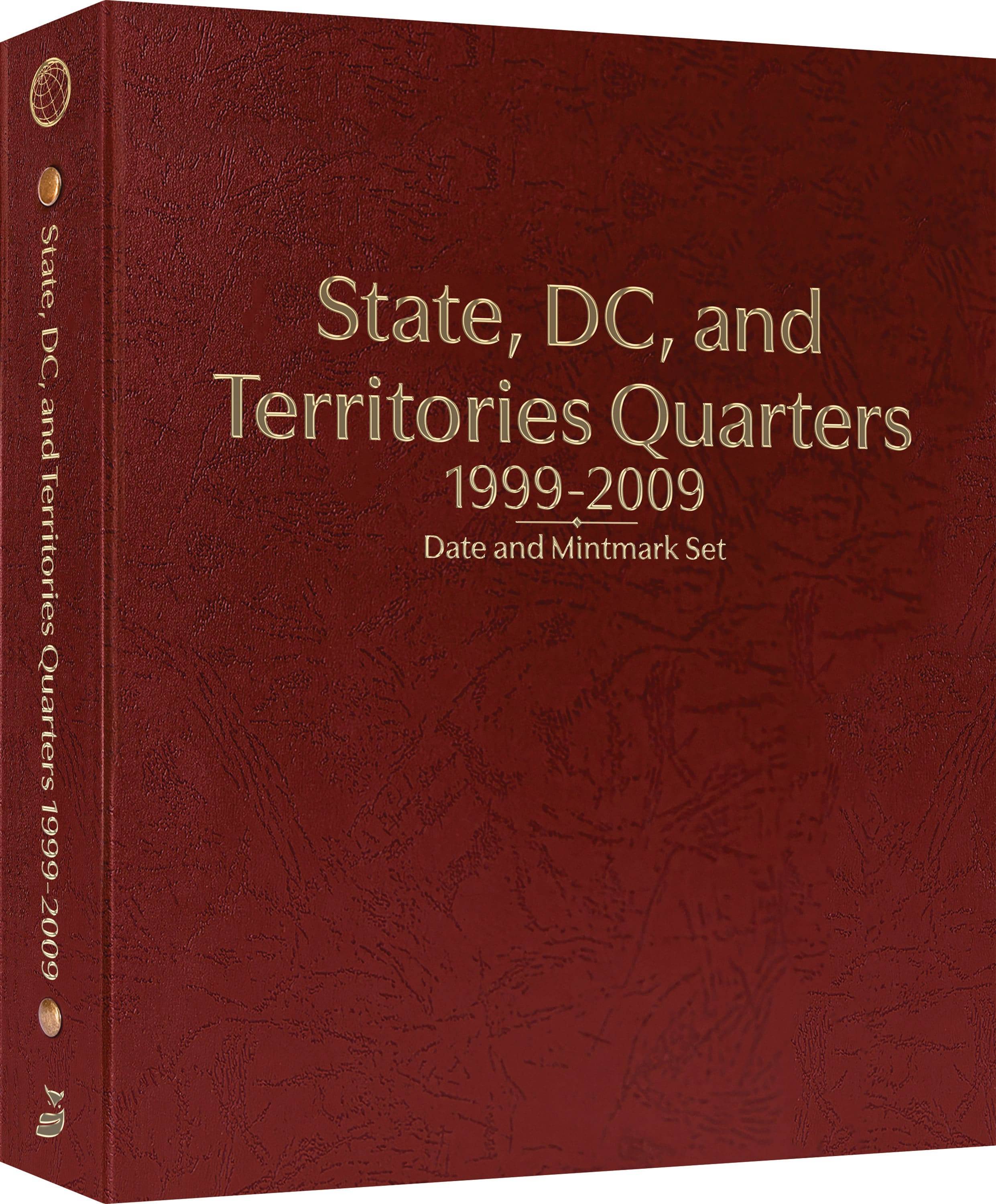 Whitman Prestige Coin Album – State, D.C., and Territories Quarters: 1999-2009 Date & Mintmark Set