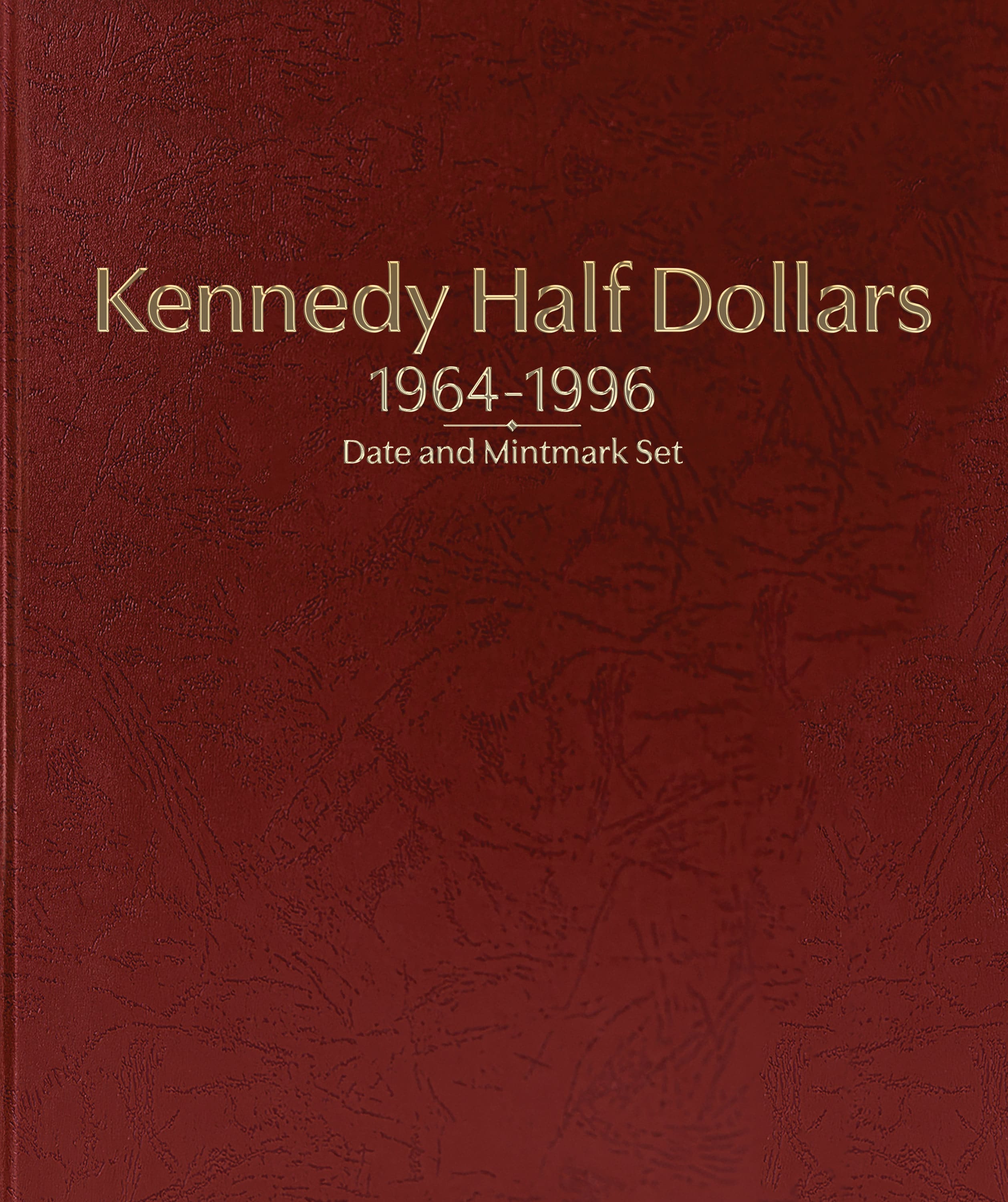 Whitman Prestige Coin Album – Kennedy Half Dollars: 1964-1996 Date & Mintmark Set