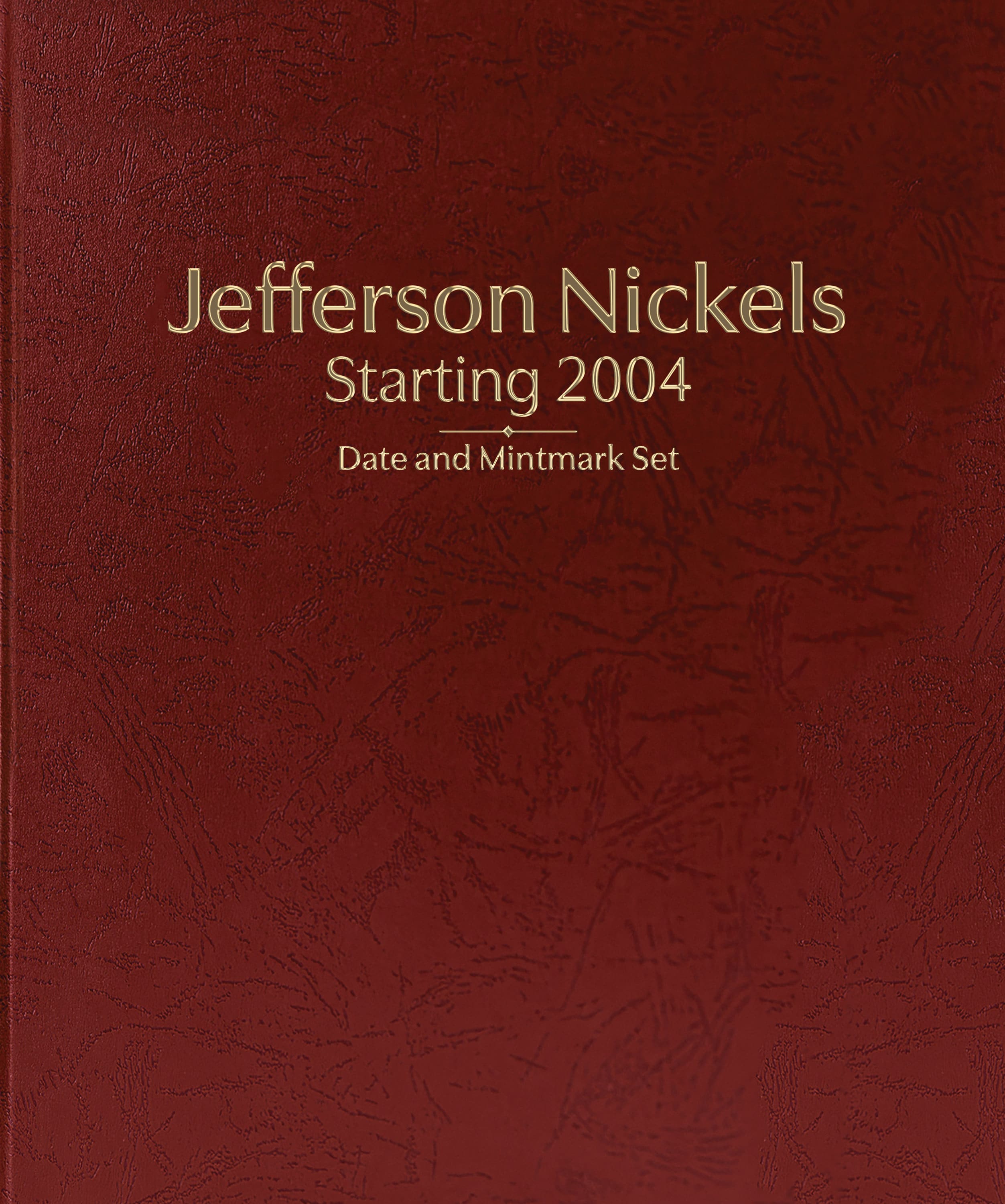 Whitman Prestige Coin Album – Jefferson Nickels: Starting 2004 Date & Mintmark Set