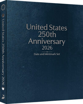 Whitman Prestige™ Coin Album – United States 250th Anniversary Collection: 2026 Date & Mintmark Set