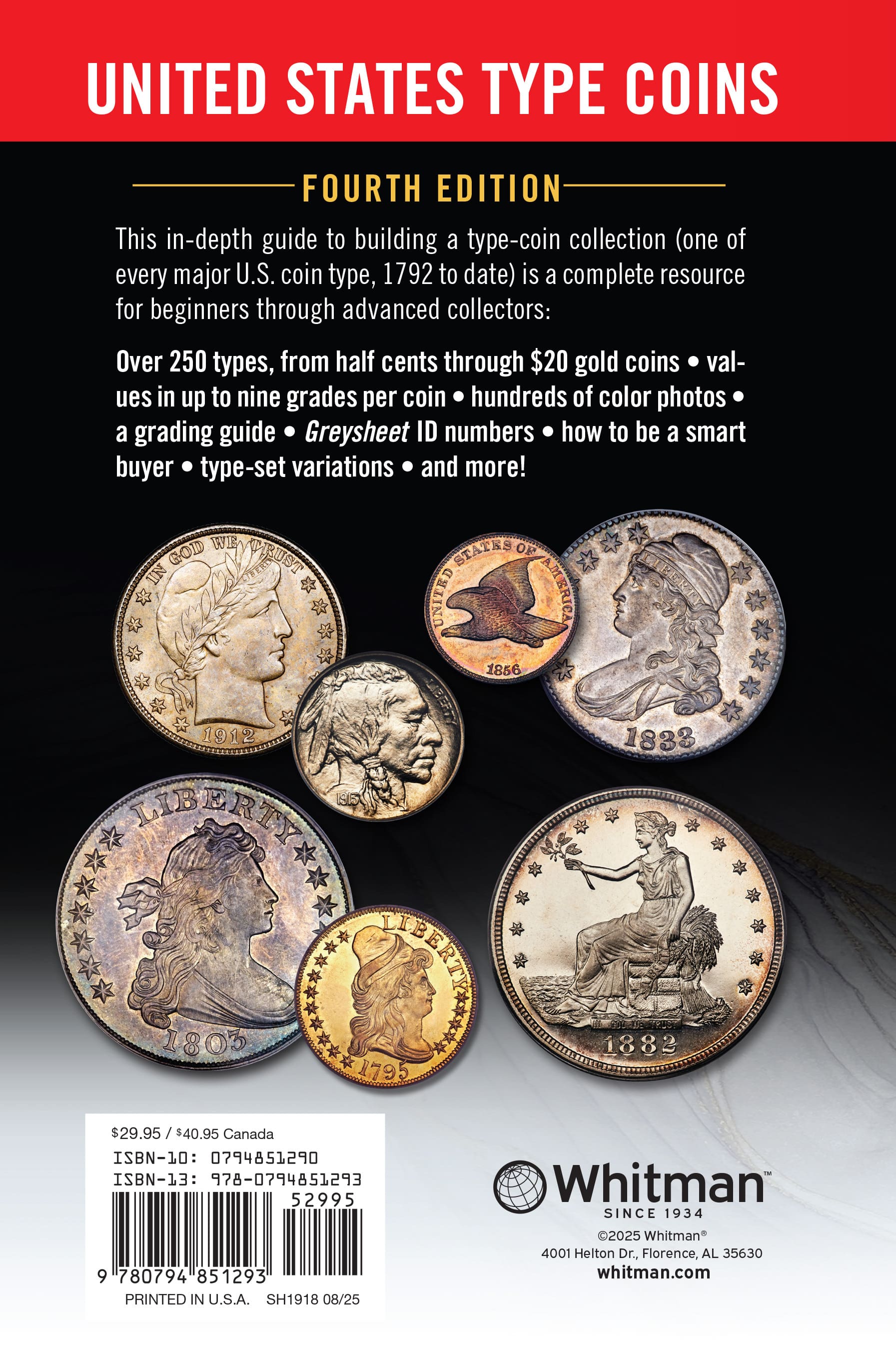 Red Book Series #3: United States Type Coins – History, Values, Collecting