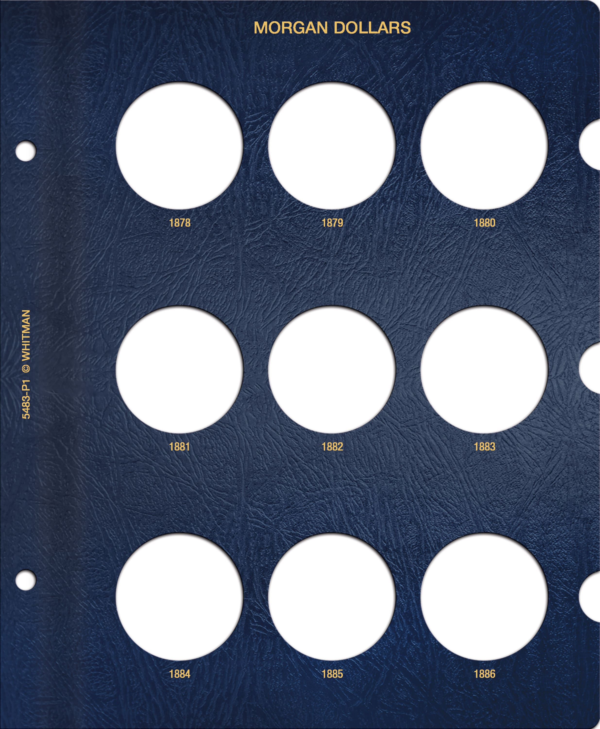 Whitman Classic® Coin Album – Morgan Dollars: 1878-1921 (Single Mint)